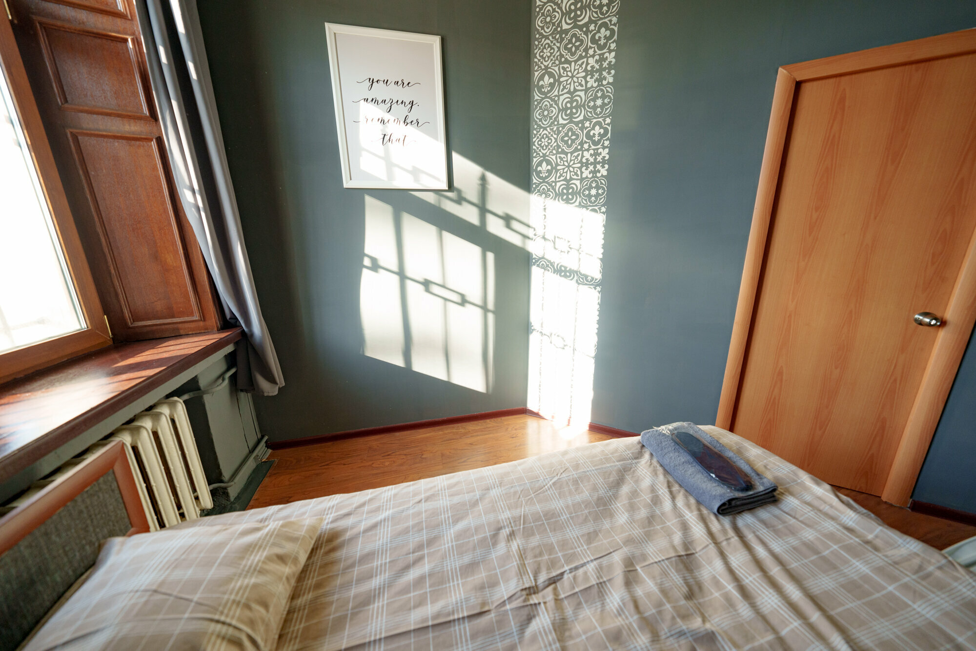 Одноместный номер с общим душем и туалетом