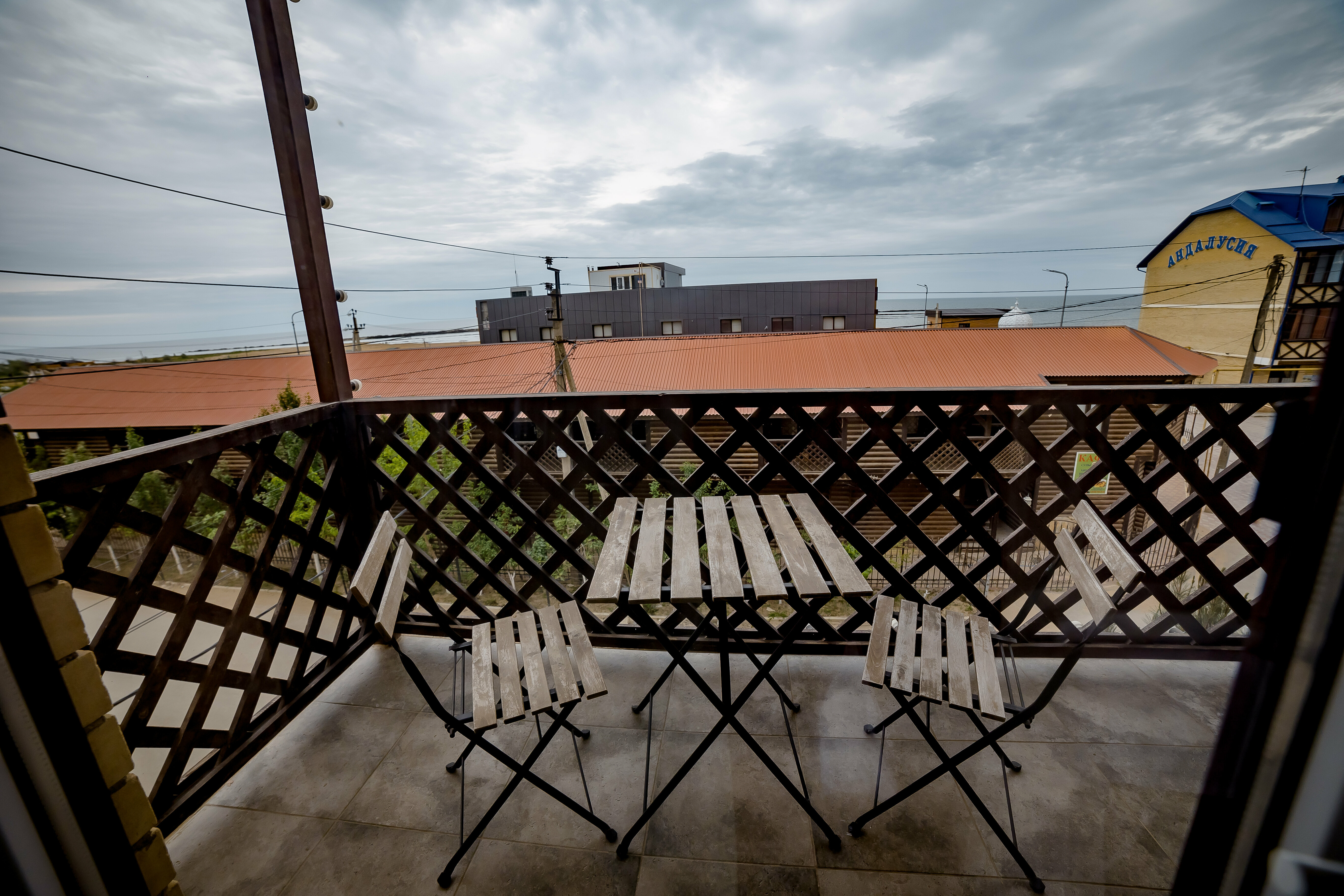 Двухместный номер с 2 отдельными кроватями, вид на море