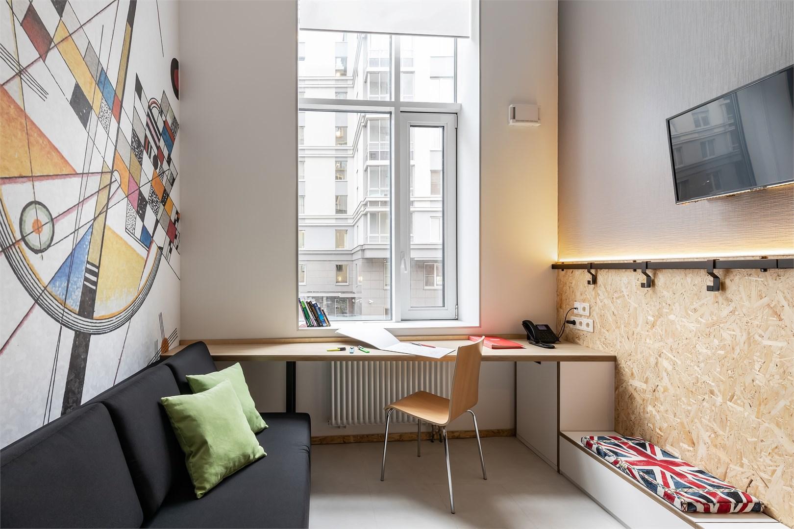 Дизайнерские двухуровневые апартаменты "Кандинский"