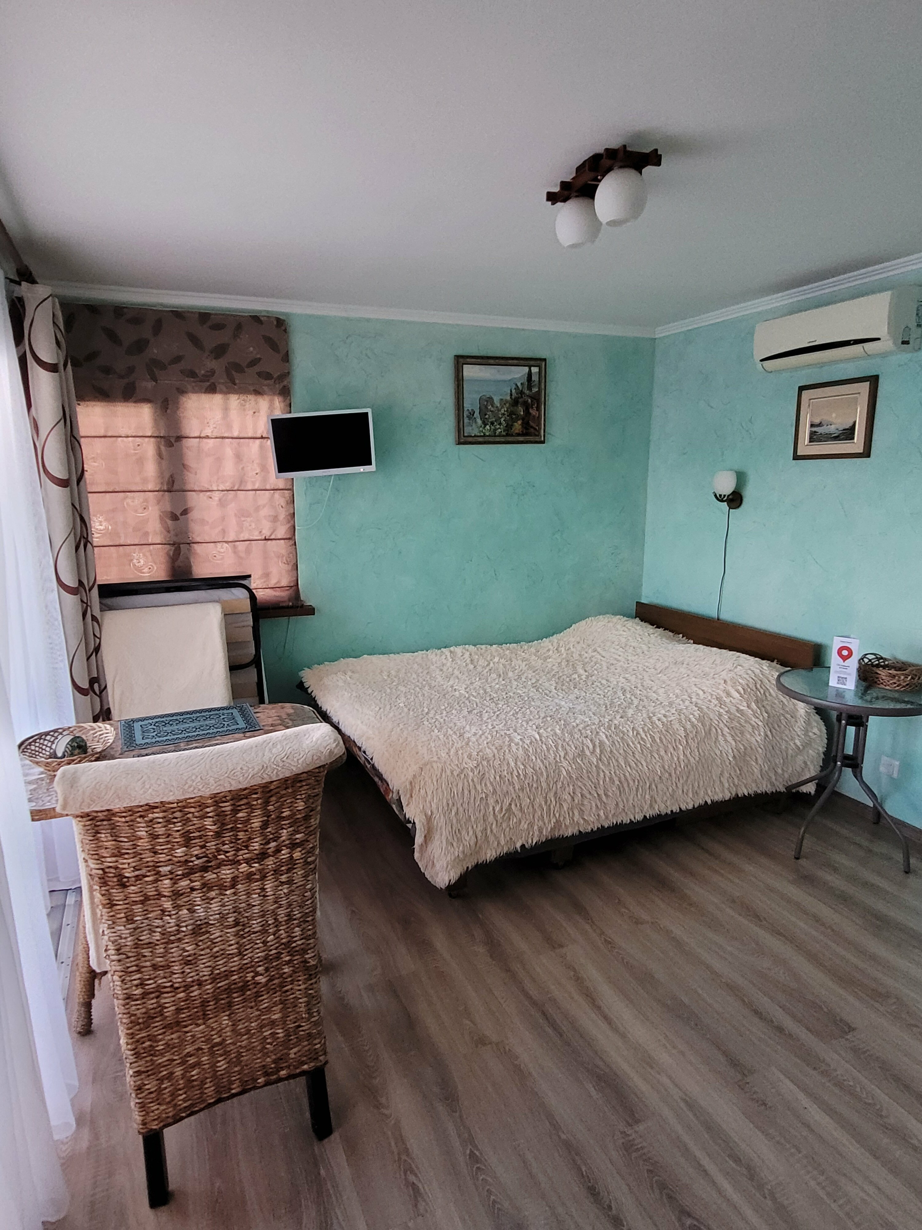 Двухместный номер Делюкс с 1 кроватью и балконом, вид на море