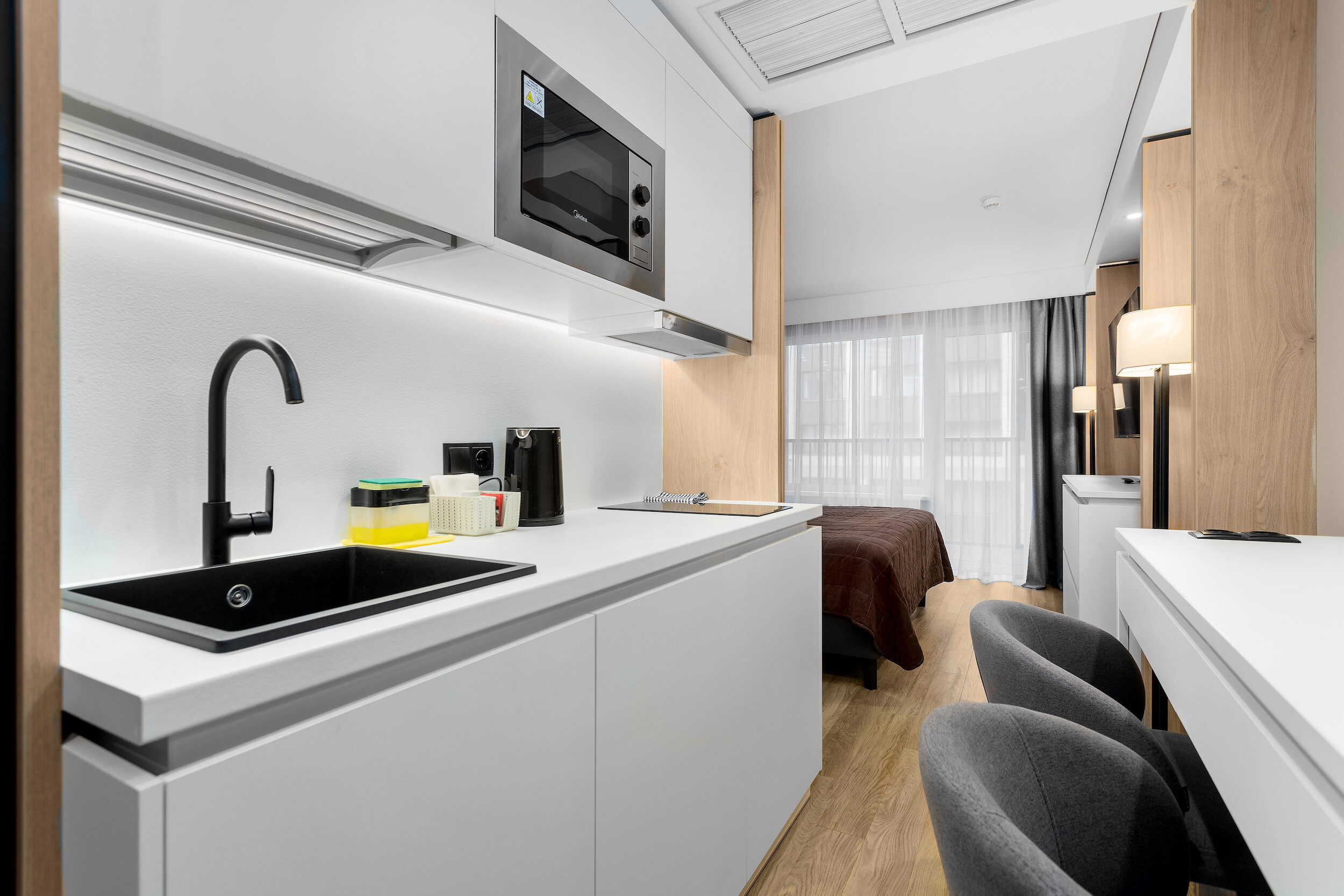 Улучшенный номер с кроватью размера «king-size»