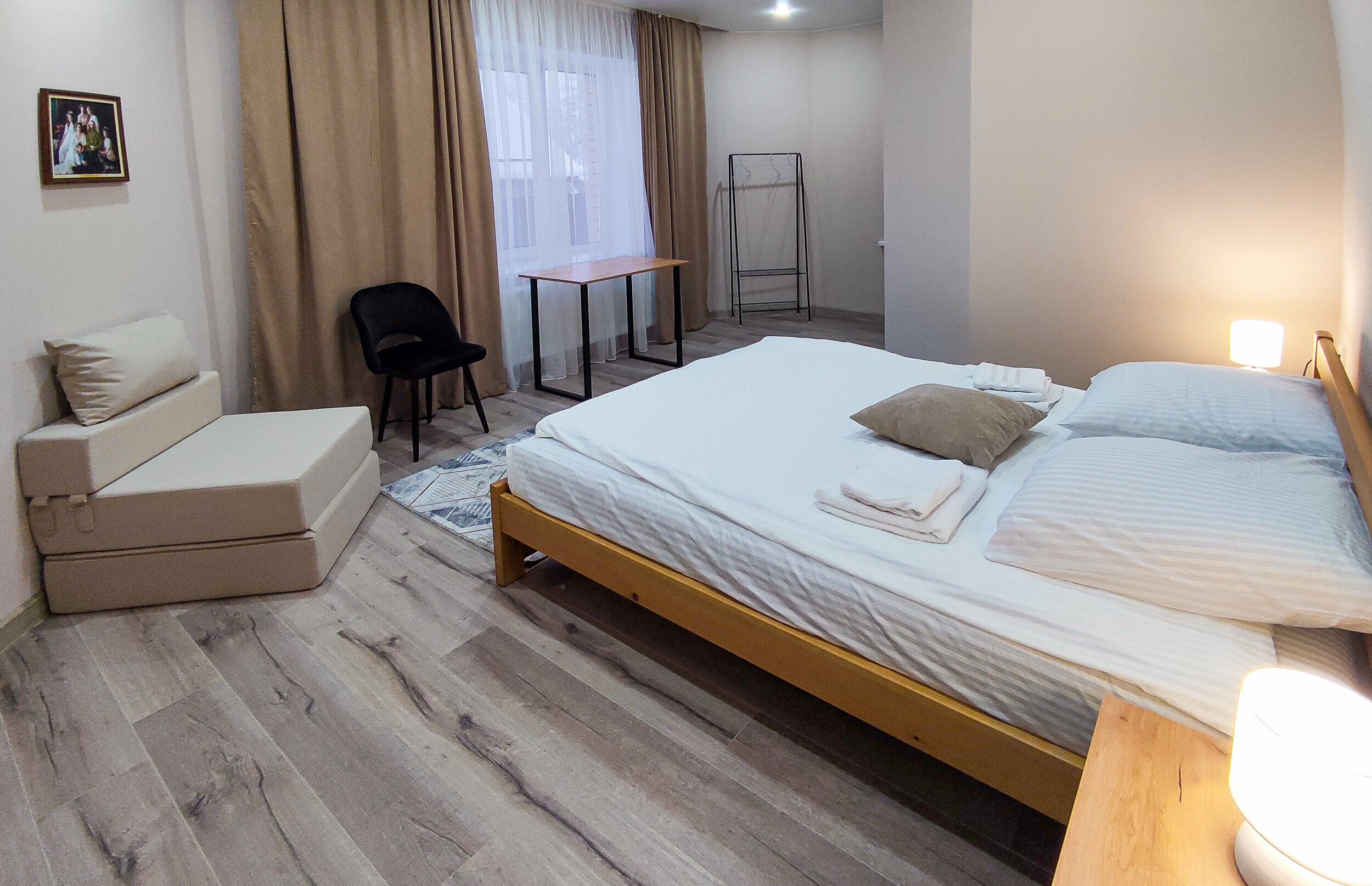 Двухместный номер Делюкс с 1 кроватью и душем