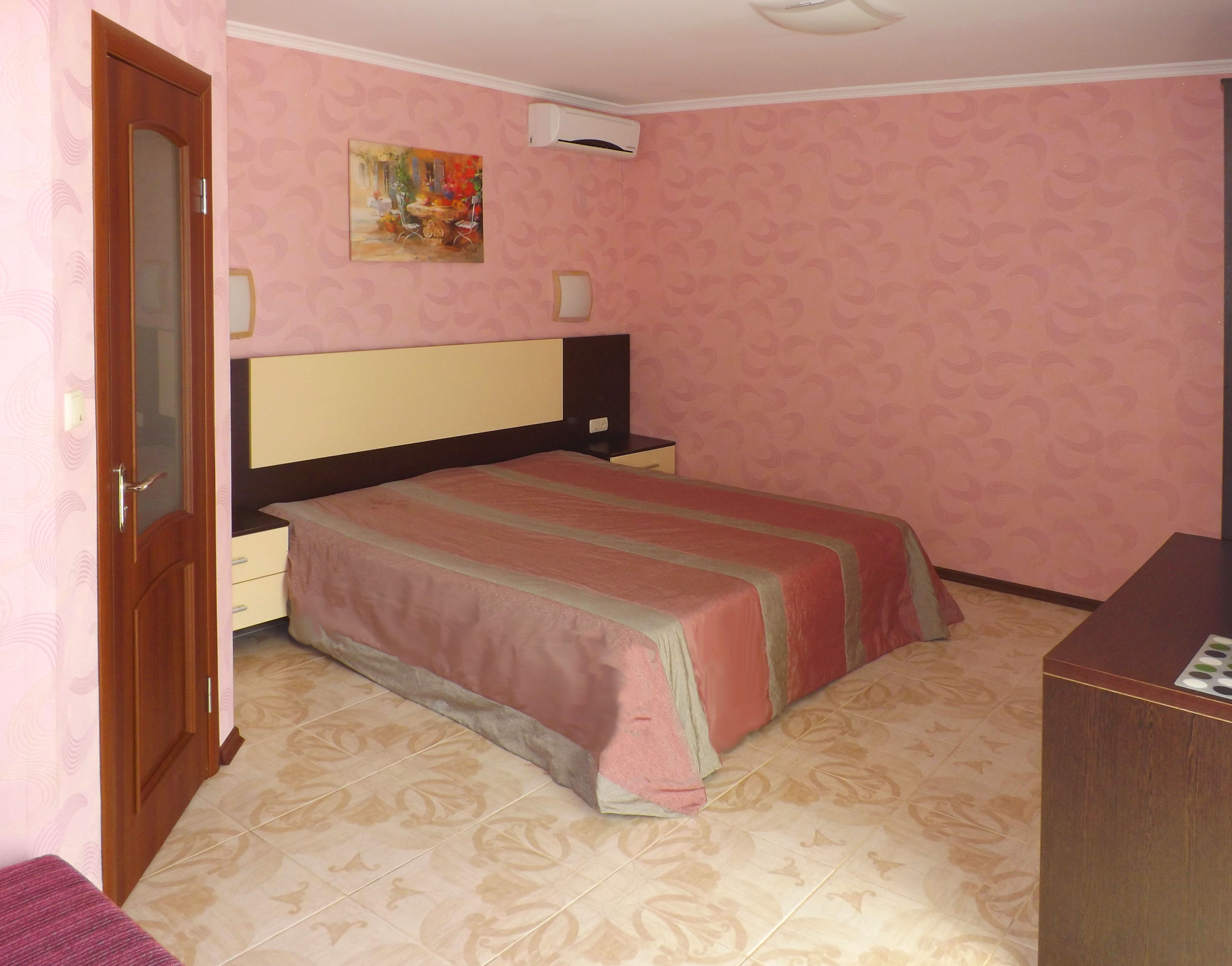 Двухместный номер с 1 кроватью и балконом, вид на море