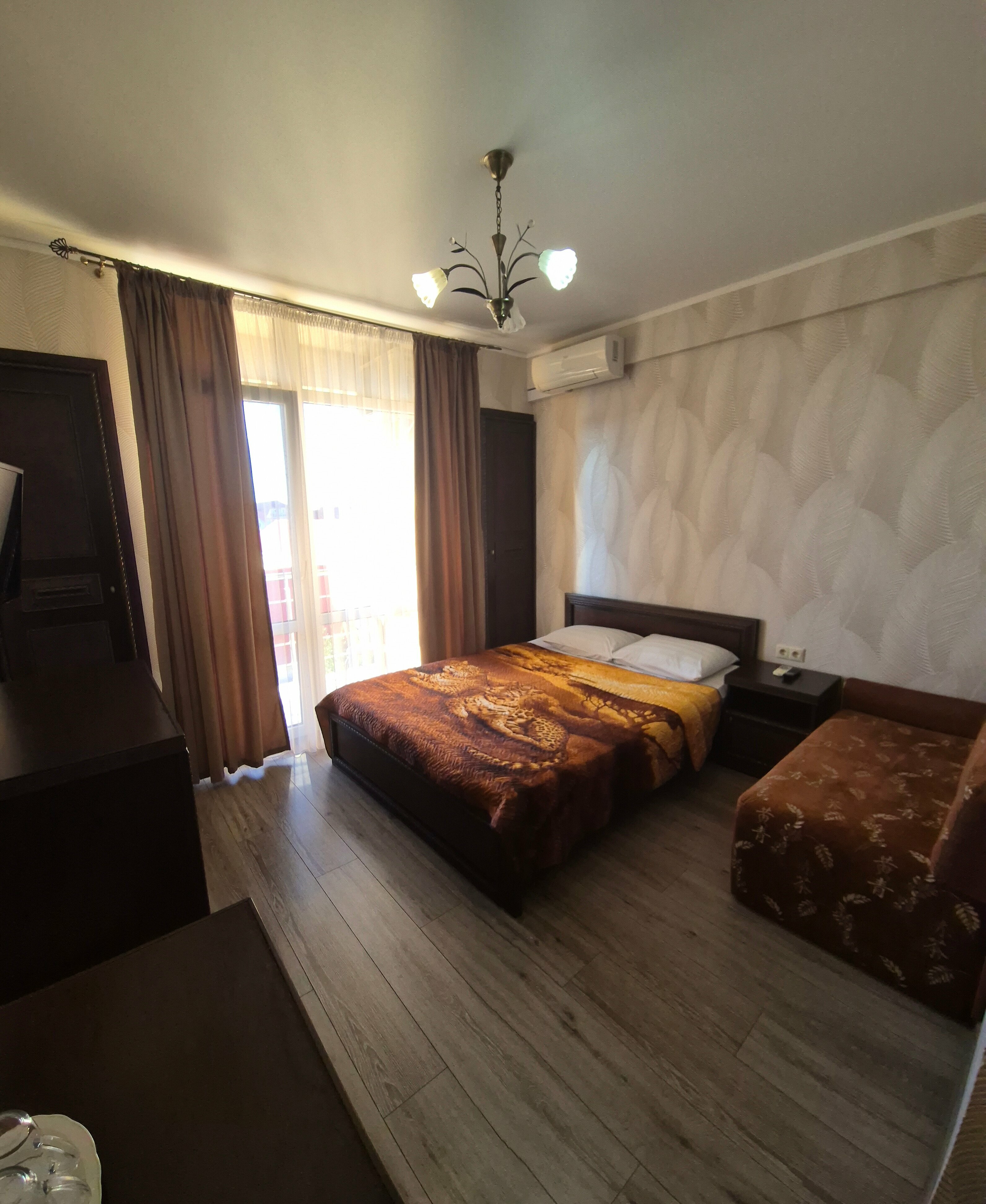 Двухместный номер с 1 кроватью и балконом, вид на море