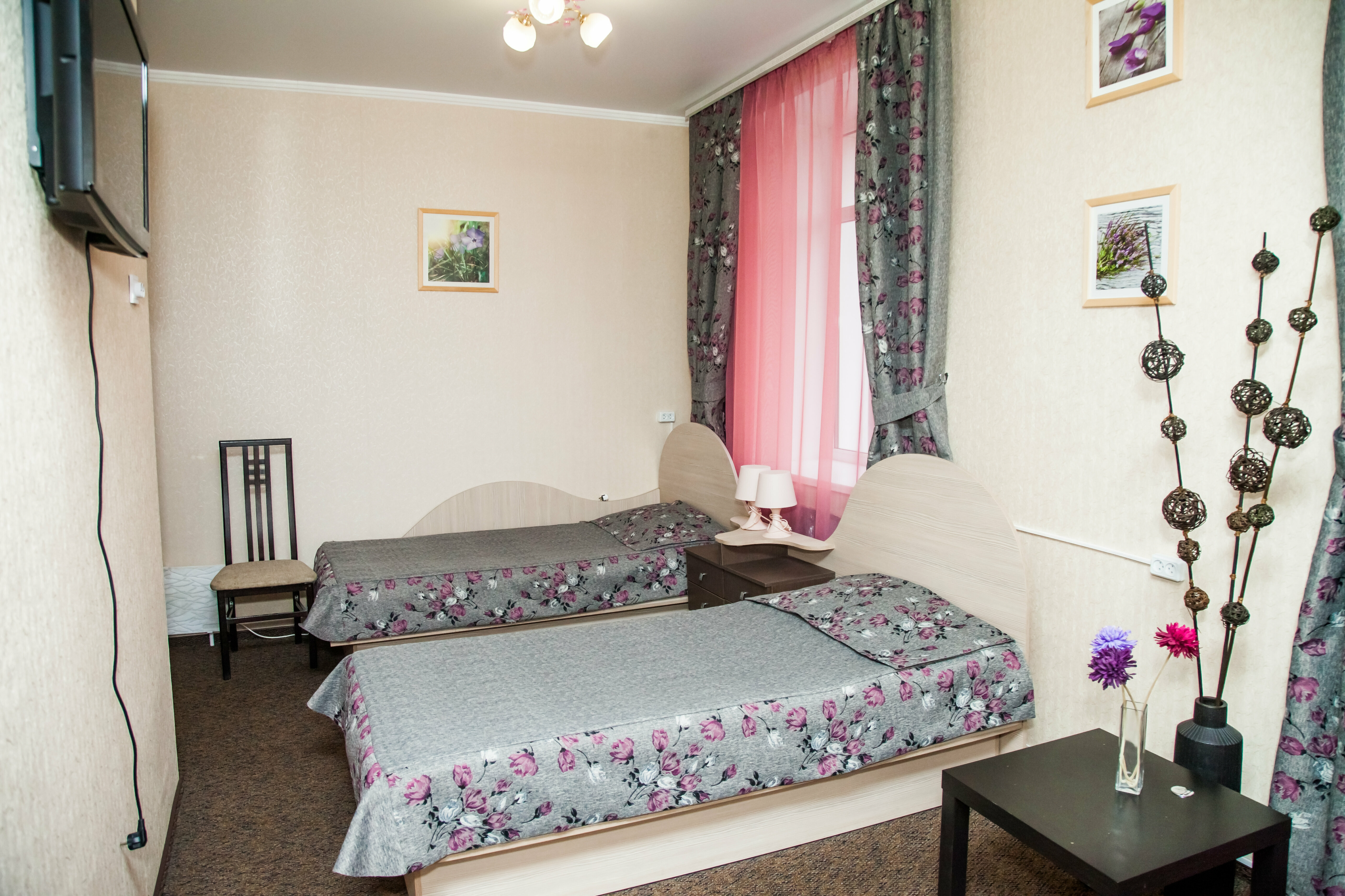 Двухместный номер с 2 отдельными кроватями и душем