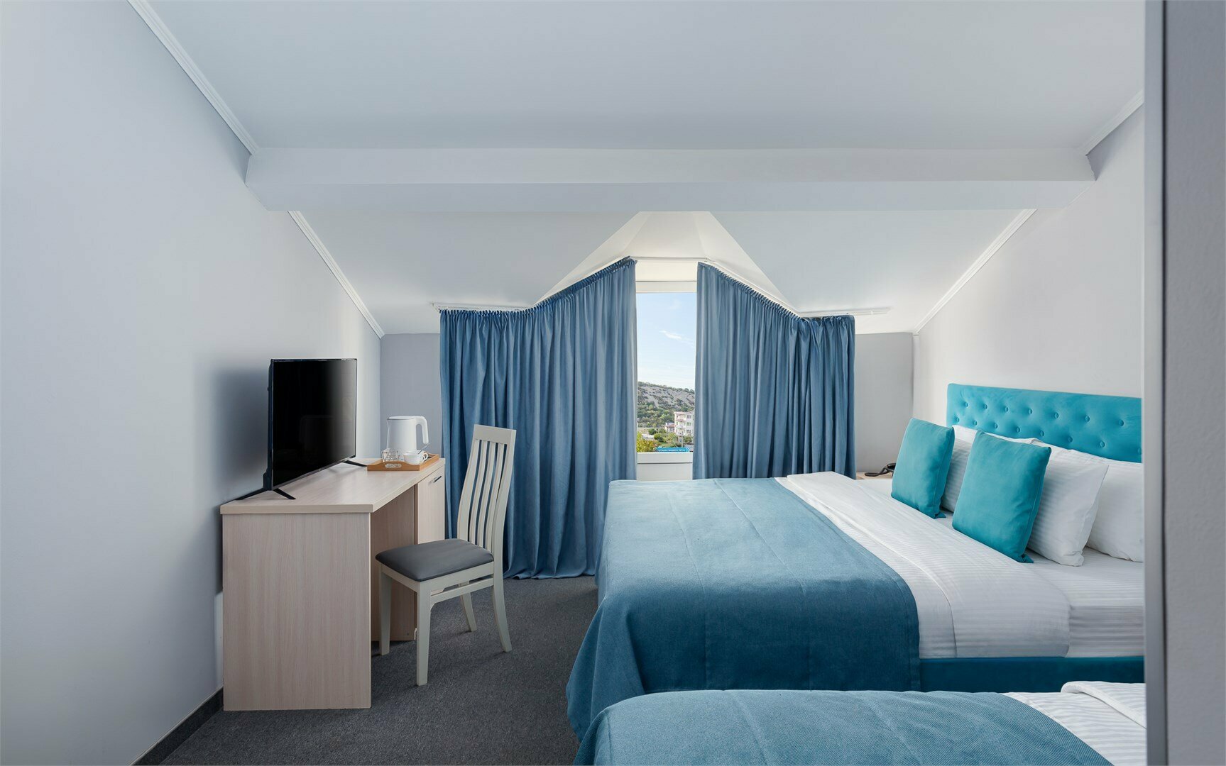 Standard  Triple Mansard with balcony