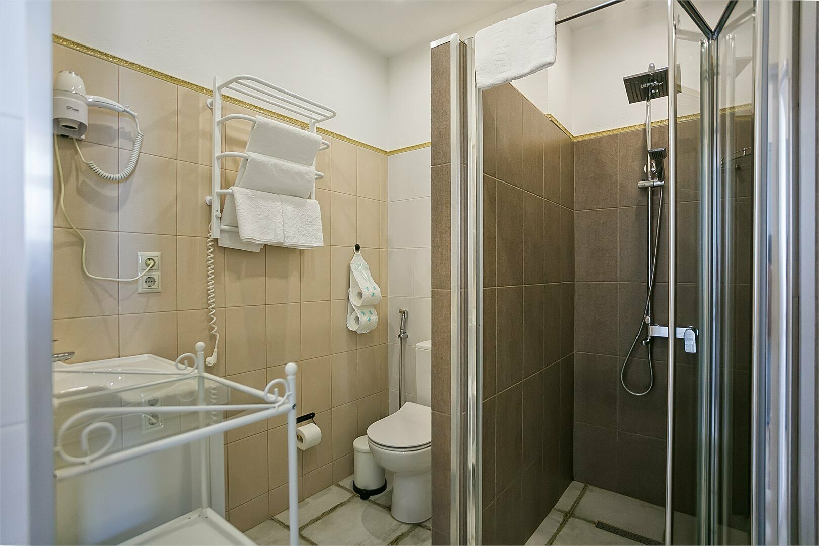 Двухместный номер с 1 кроватью и террасой