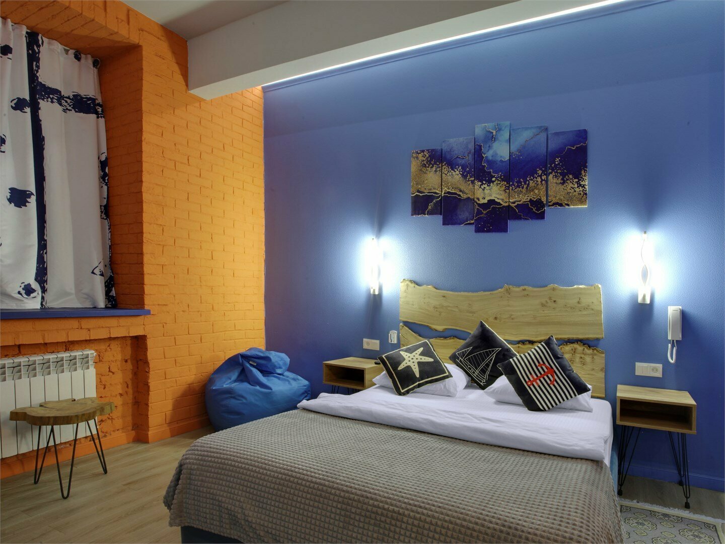 Студия с кухней с доп. кроватью и финской сауной "Леший"(сауна оплачивается отдельно)