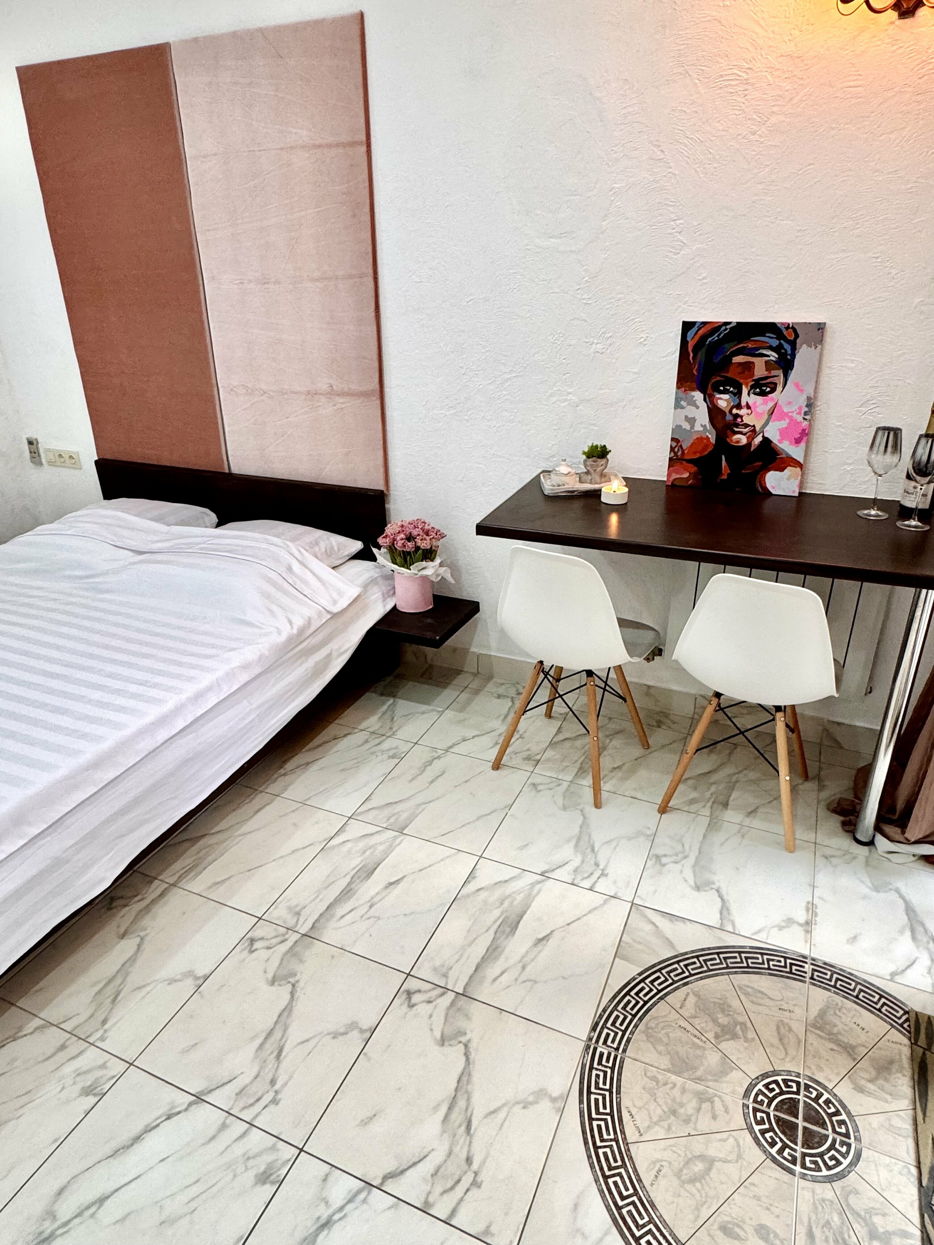 Четырехместный номер с видом на сад