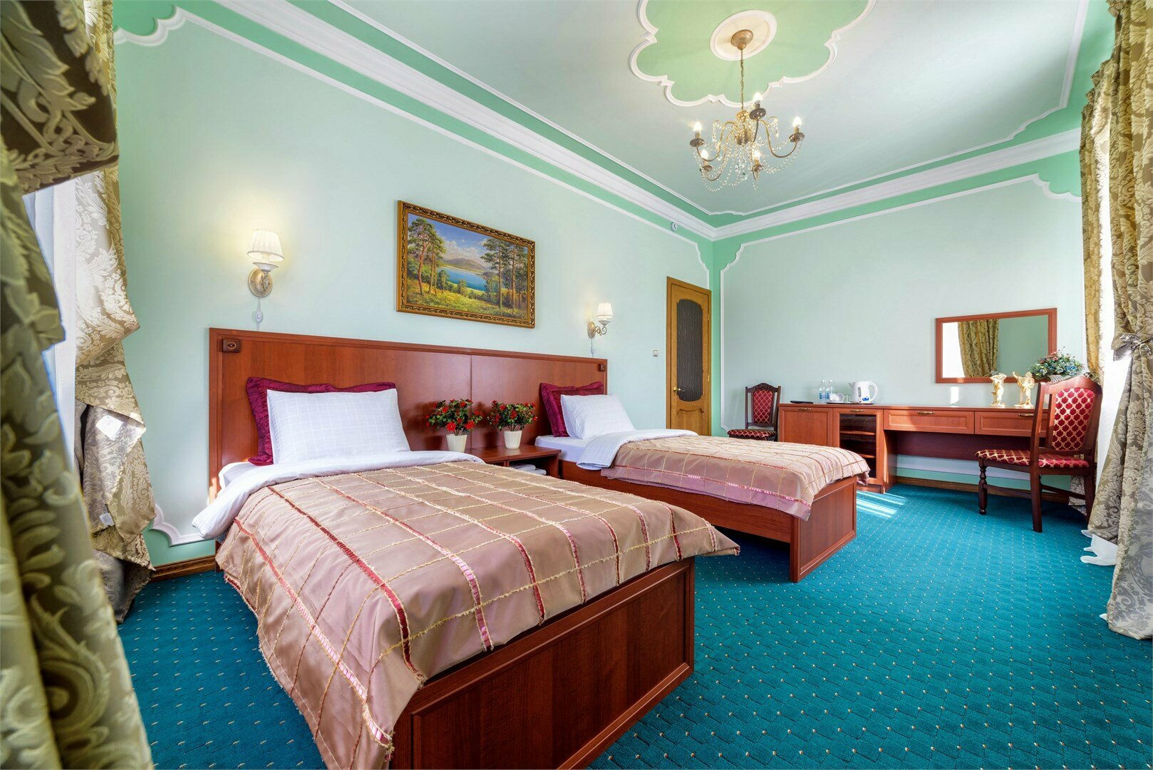 Однокомнатный номер с 1 кроватью или 2 раздельными кроватями + доп место