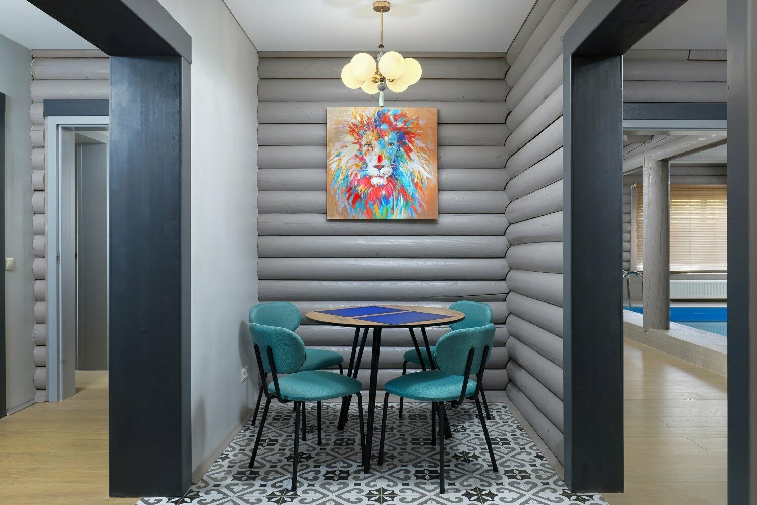 Коттедж с бассейном и сауной