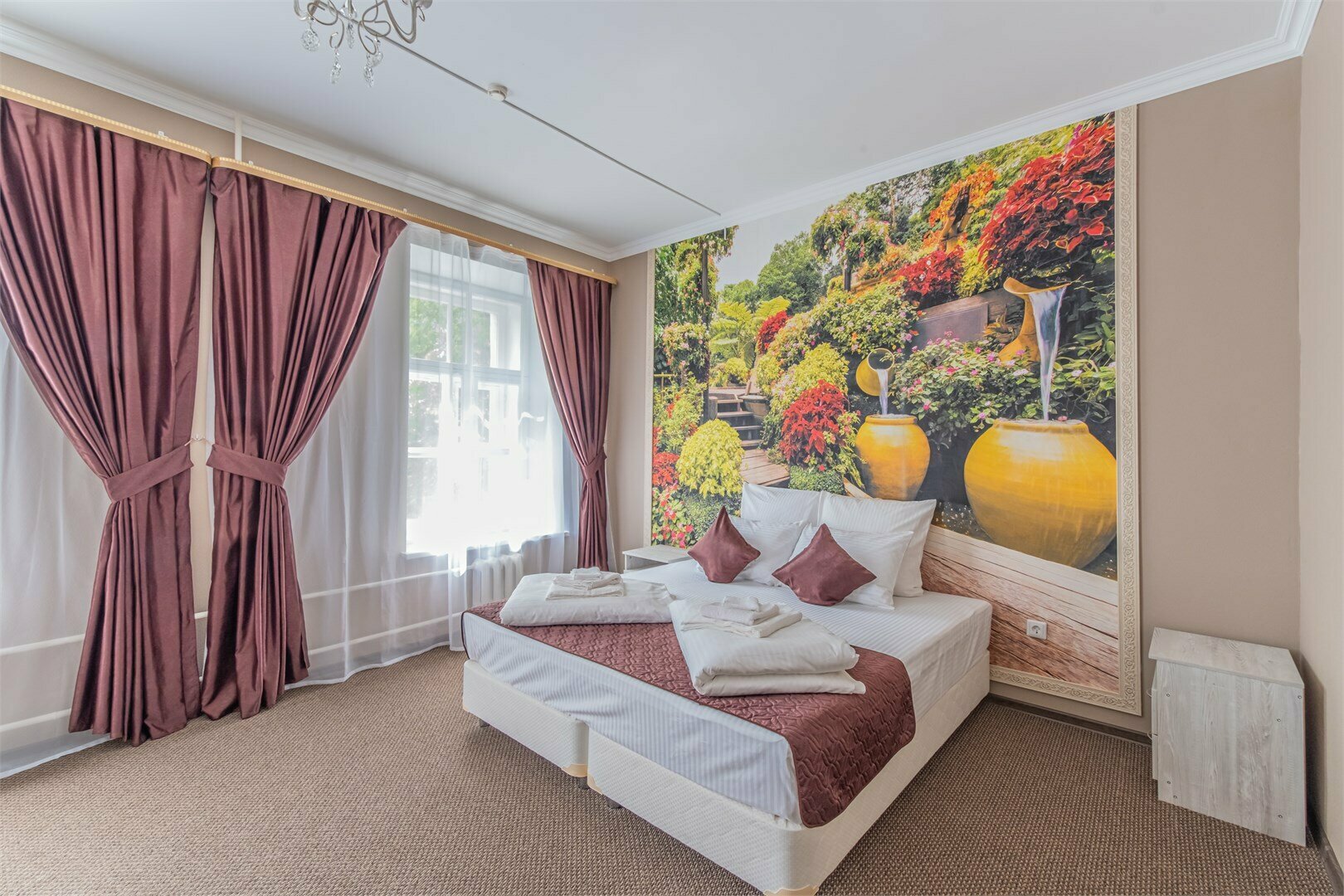 Большой двухместный номер с 1 кроватью или 2 отдельными кроватями