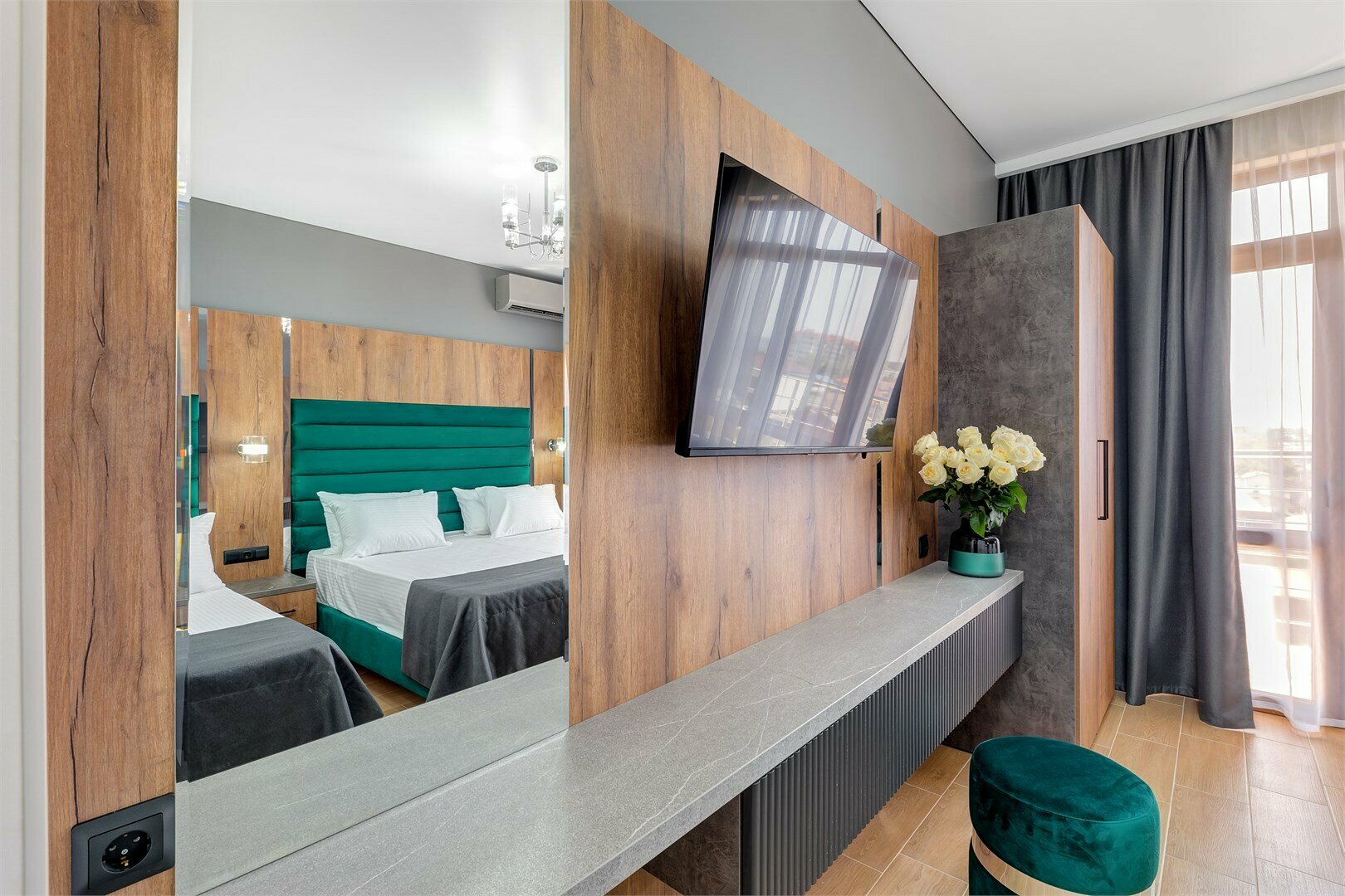 Комфорт 3х-местный с балконом, вид на море