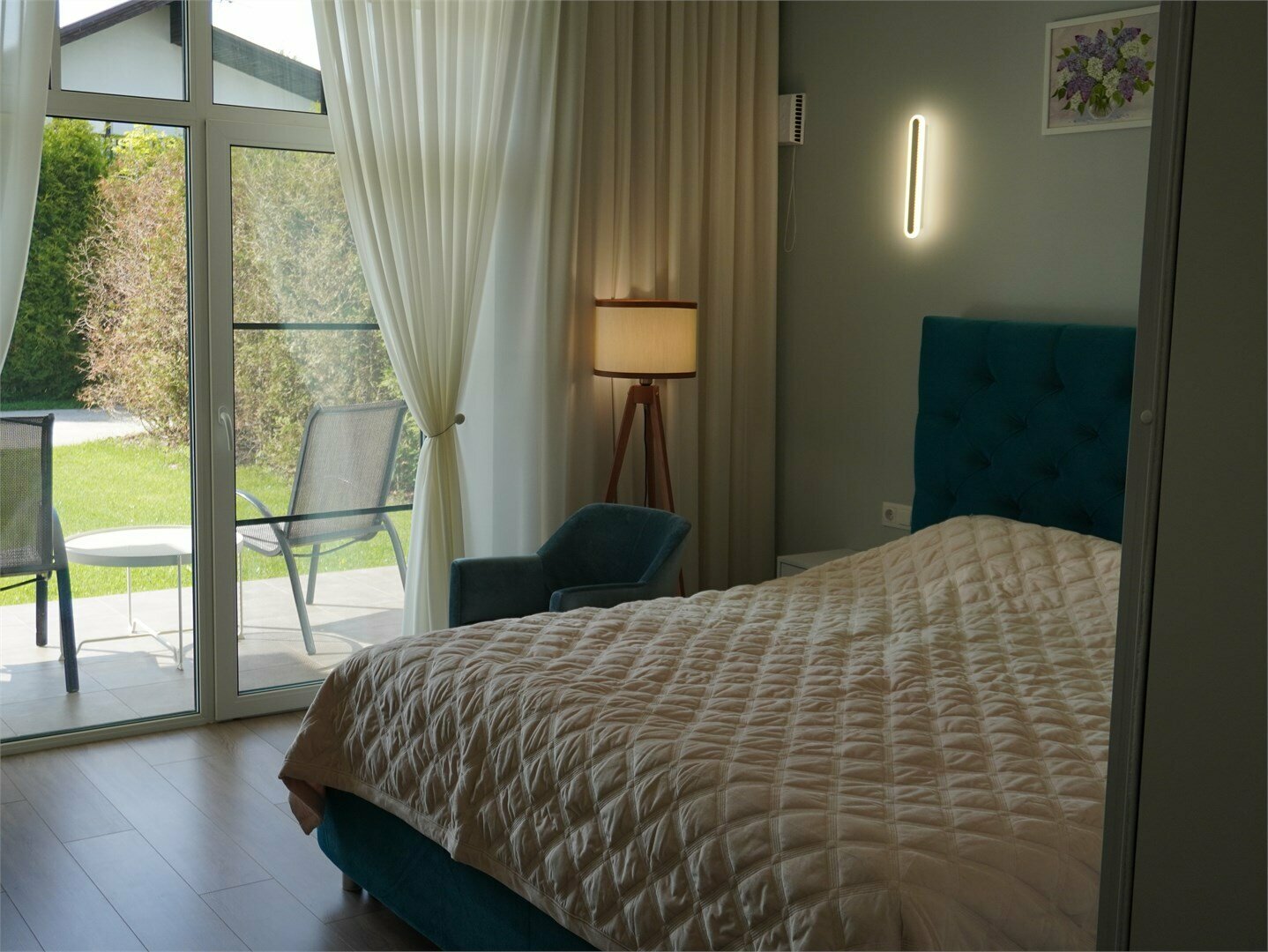 Двухместный номер с 1 кроватью и террасой