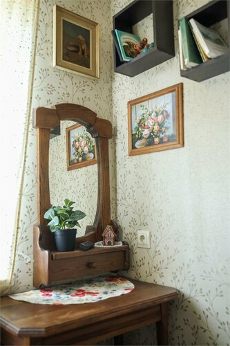 Стандартный номер с двумя кроватями размера «queen-size» в Гостевая усадьба Тригорская 1