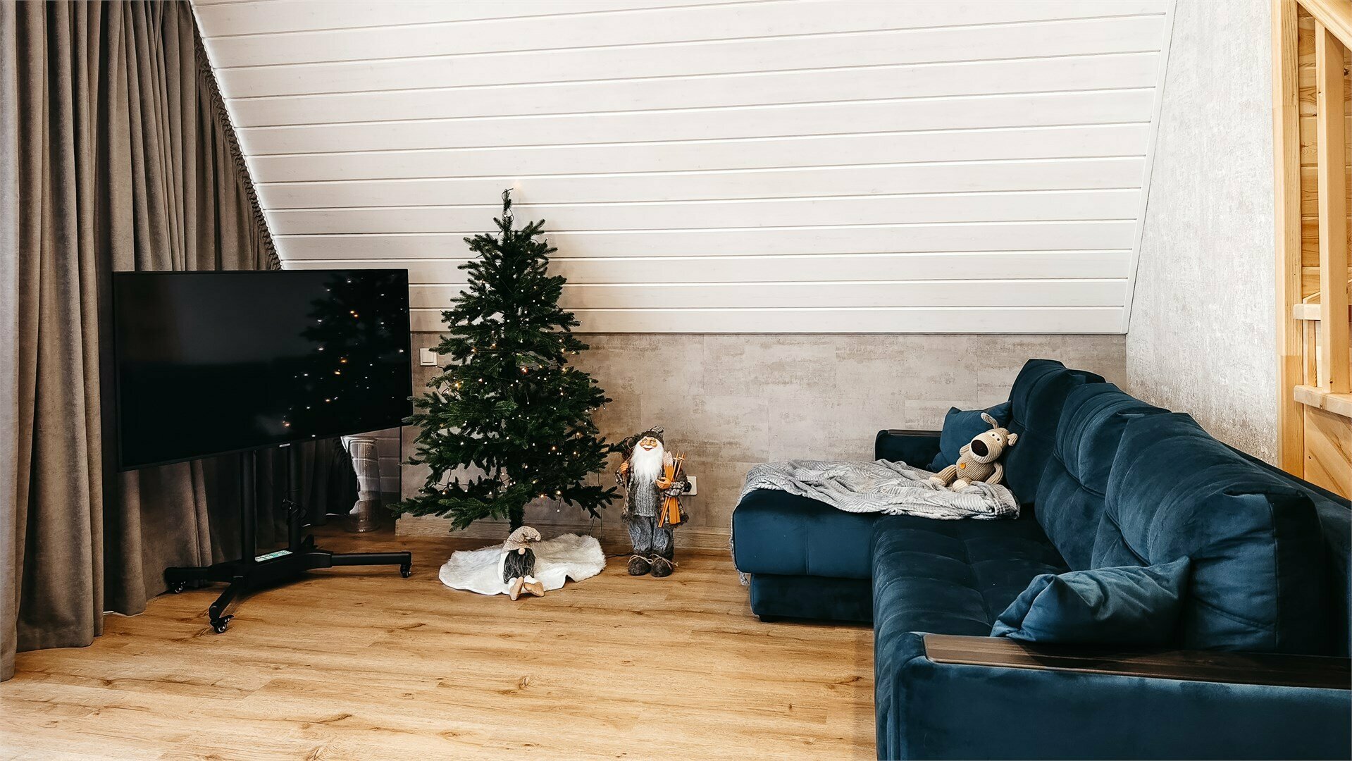 Дом А-фрейм с 3 спальнями