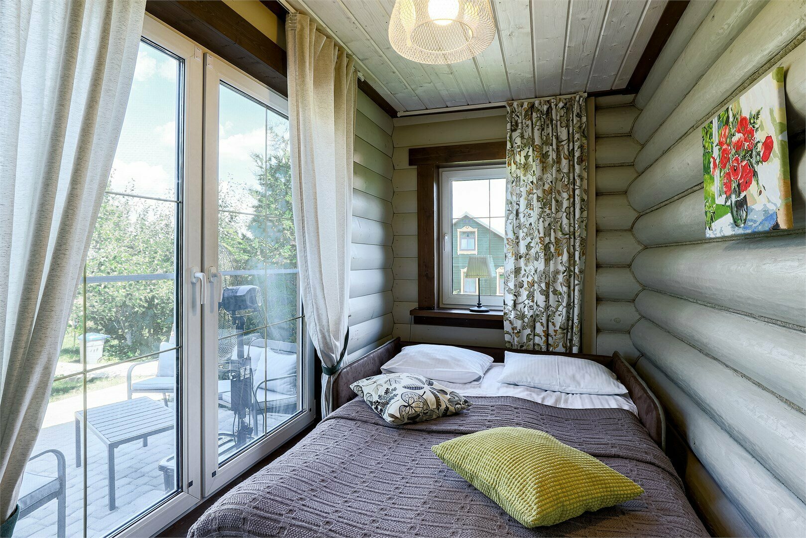 Коттедж с камином и сауной