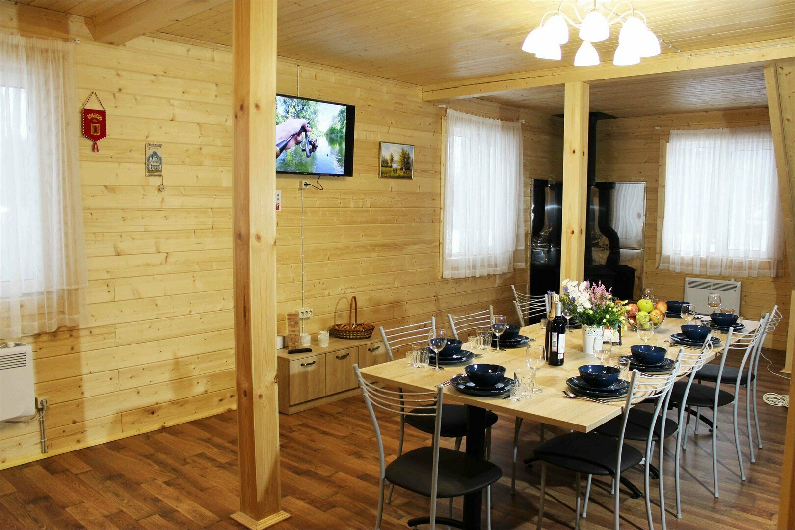 10ти местный коттедж с 5тью спальнями