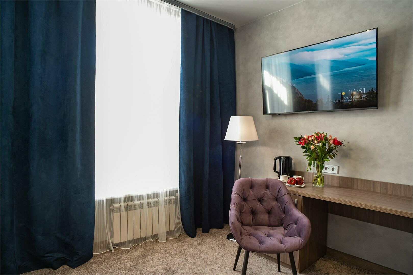 Полулюкс с 1 двуспальной кроватью