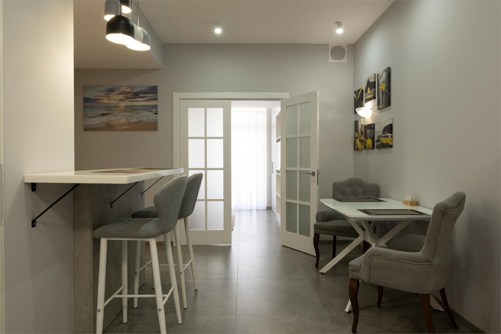 Апартаменты с балконом и видом на море