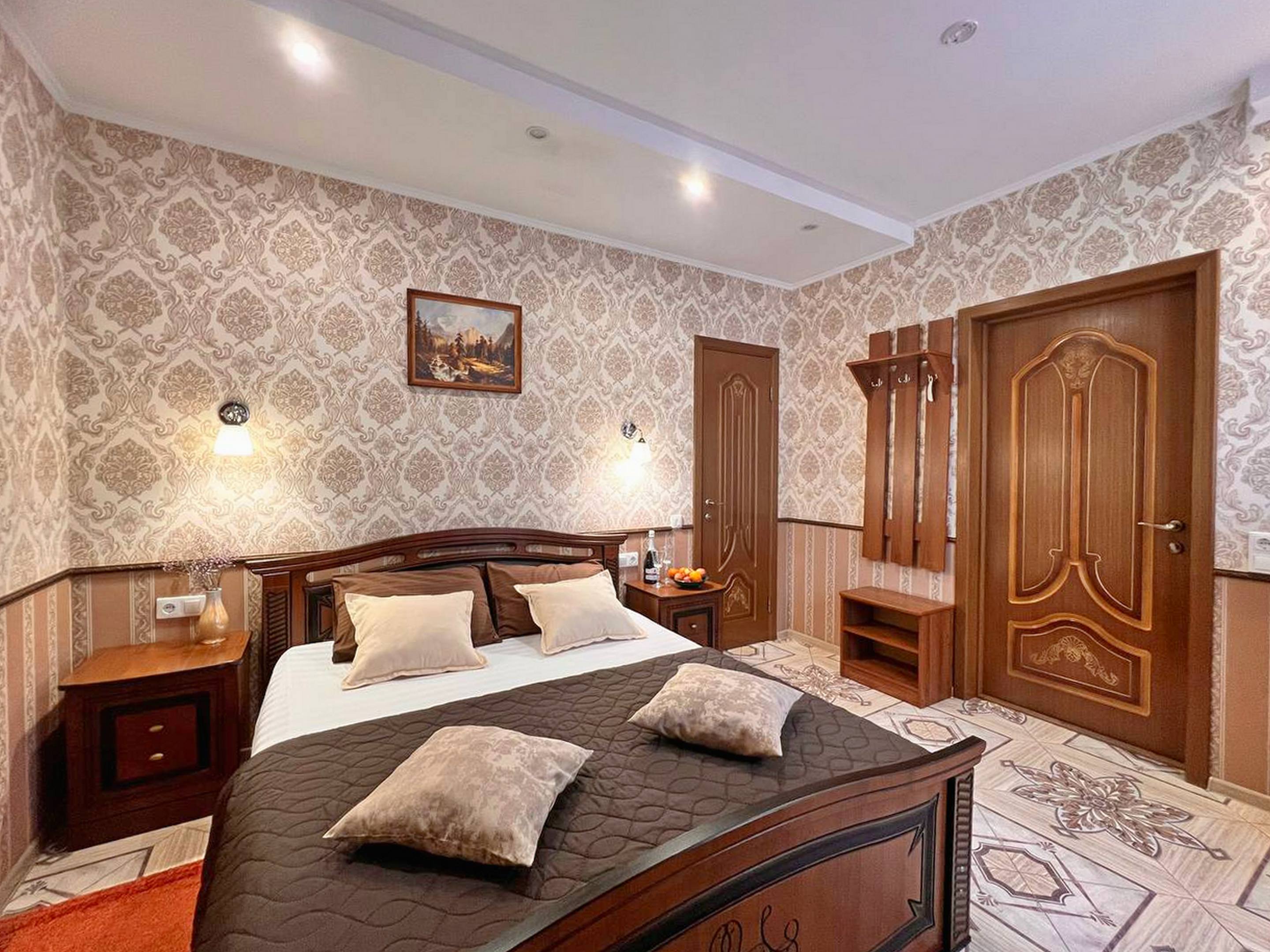 Двухместный номер Делюкс с 1 кроватью и балконом