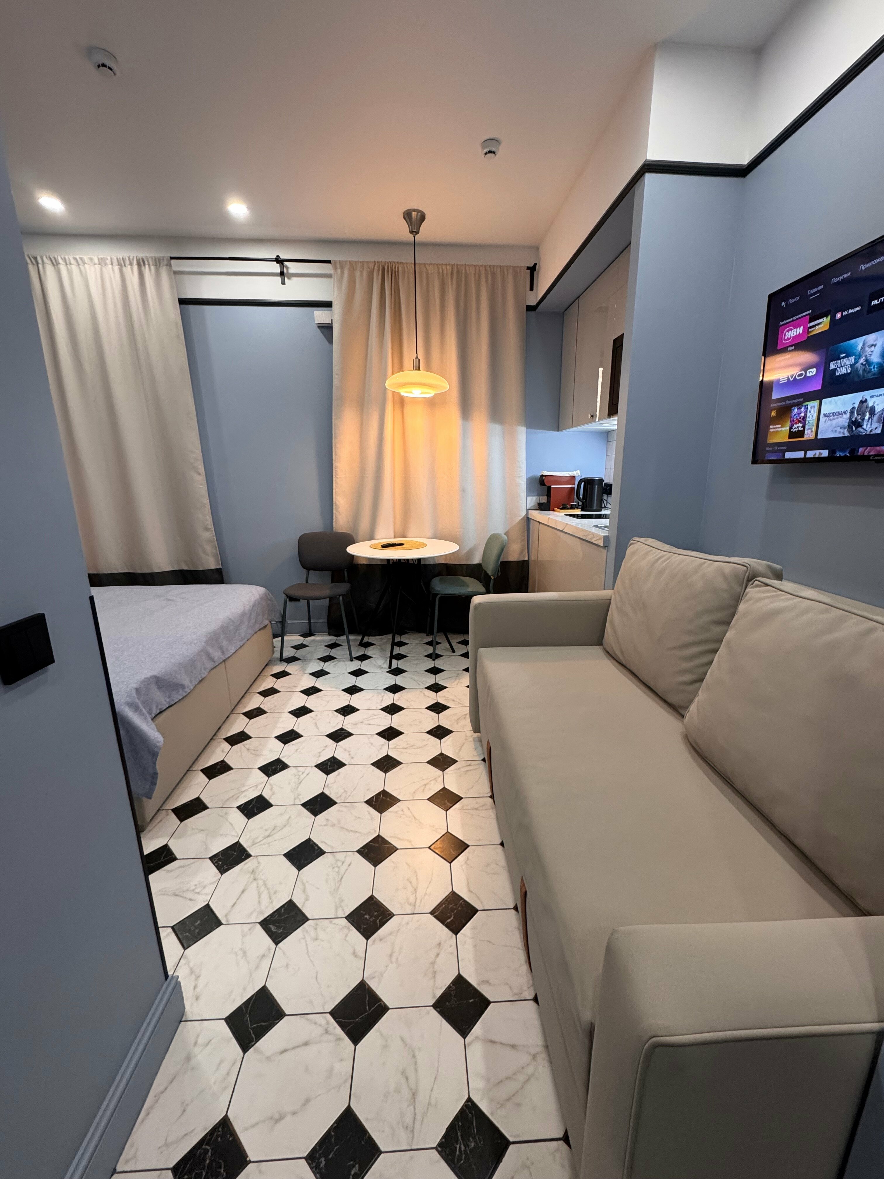 Апартаменты с 1 спальней