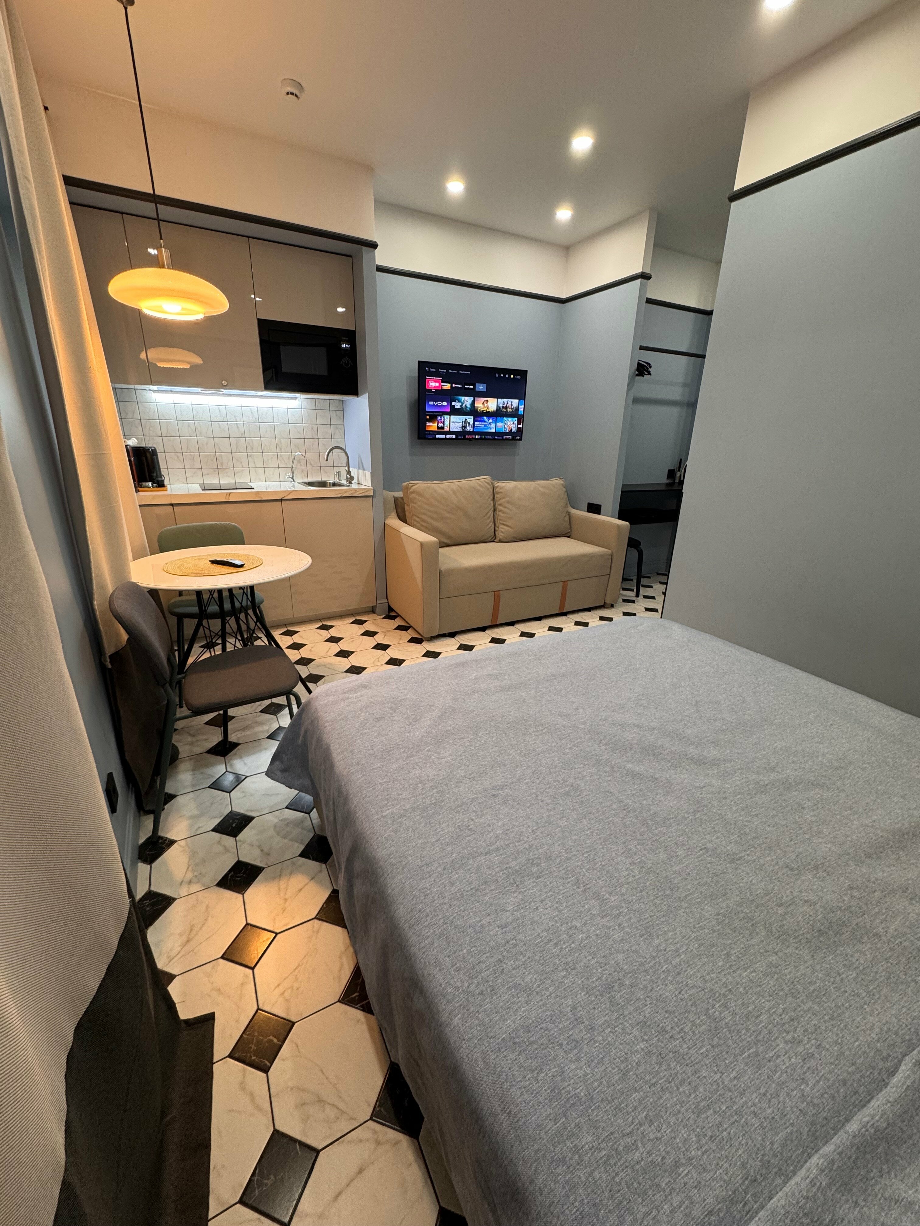 Апартаменты с 1 спальней