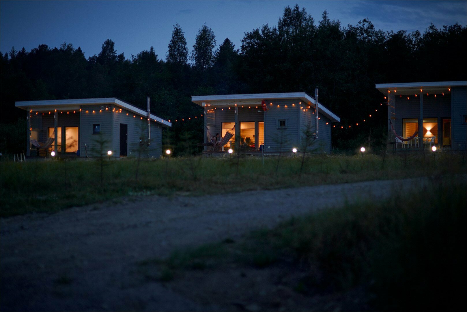 Двухместный дом с террасой и сауной (2+1)