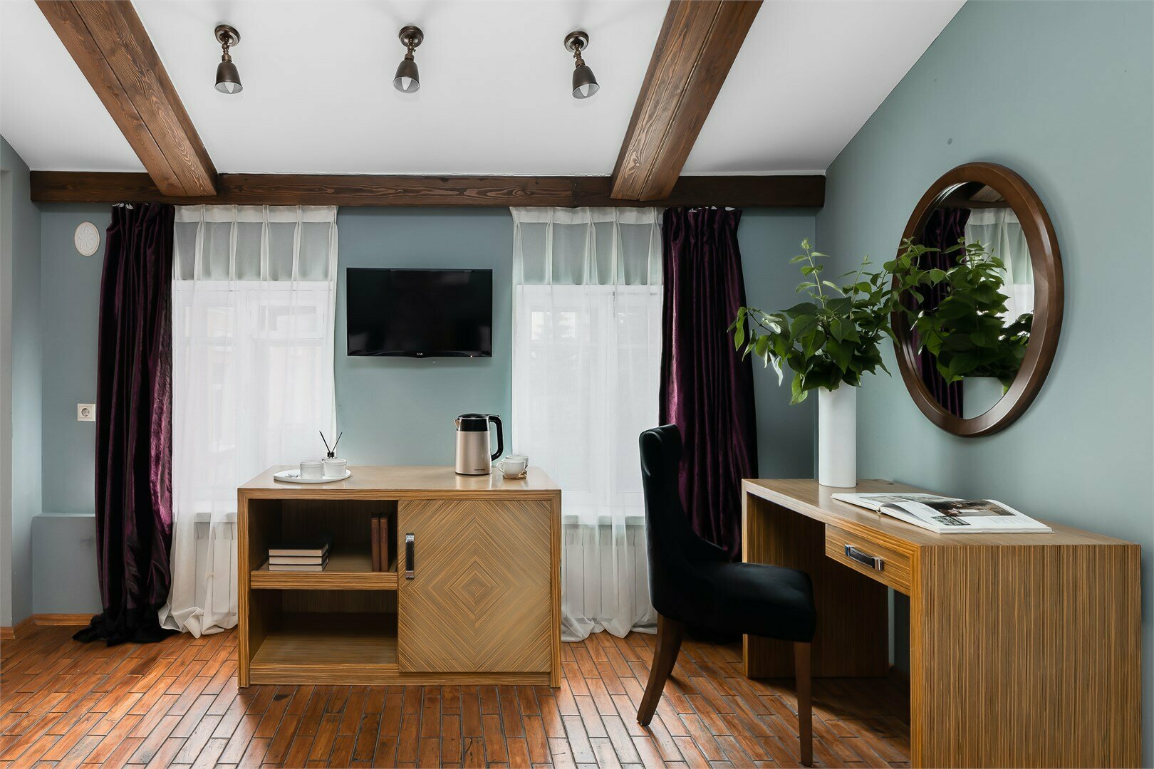 Двухместный номер с 2 отдельными кроватями, вид на город