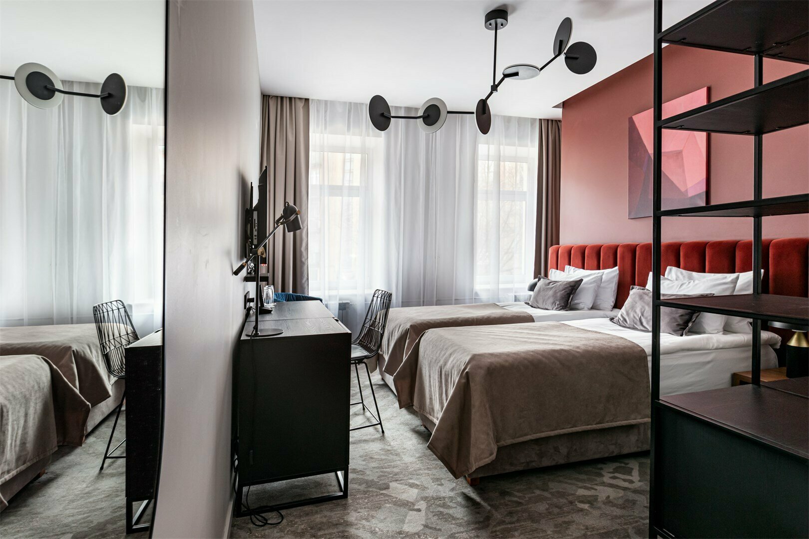 Стандартный номер с двумя раздельными кроватями