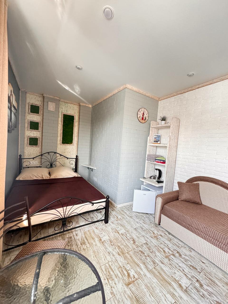 Двухместный номер с 1 кроватью и террасой