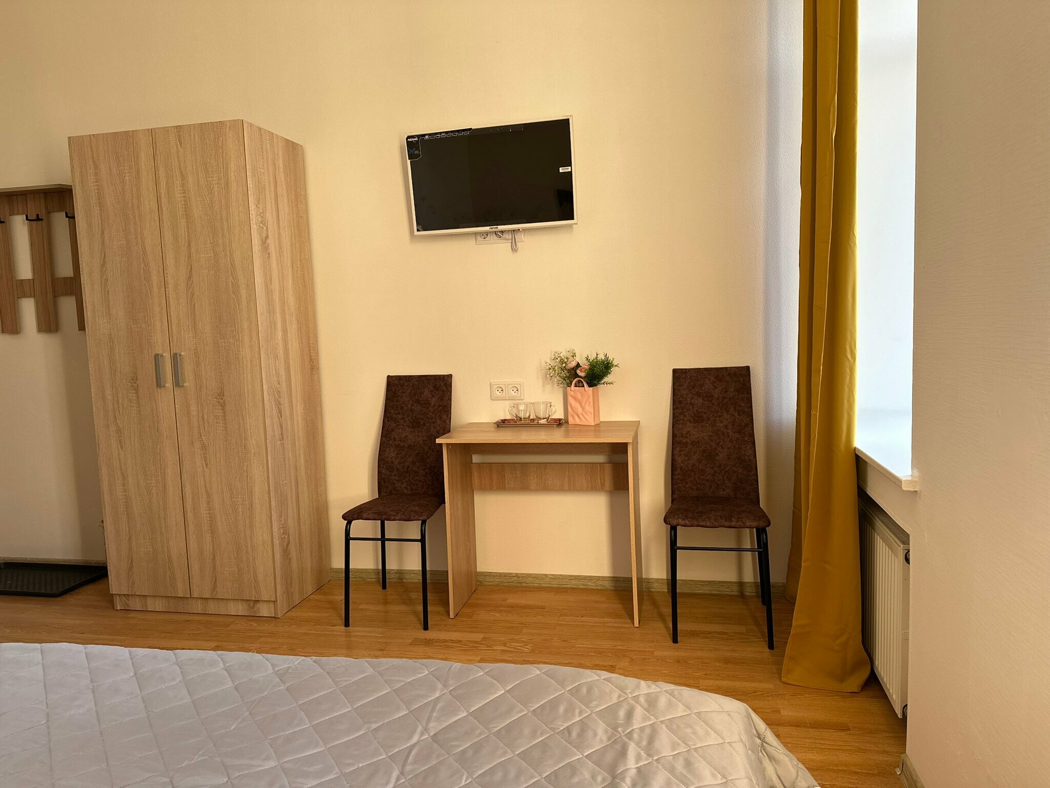 Двухместный стандарт с двуспальной или двумя односпальными кроватями на 5 этаже