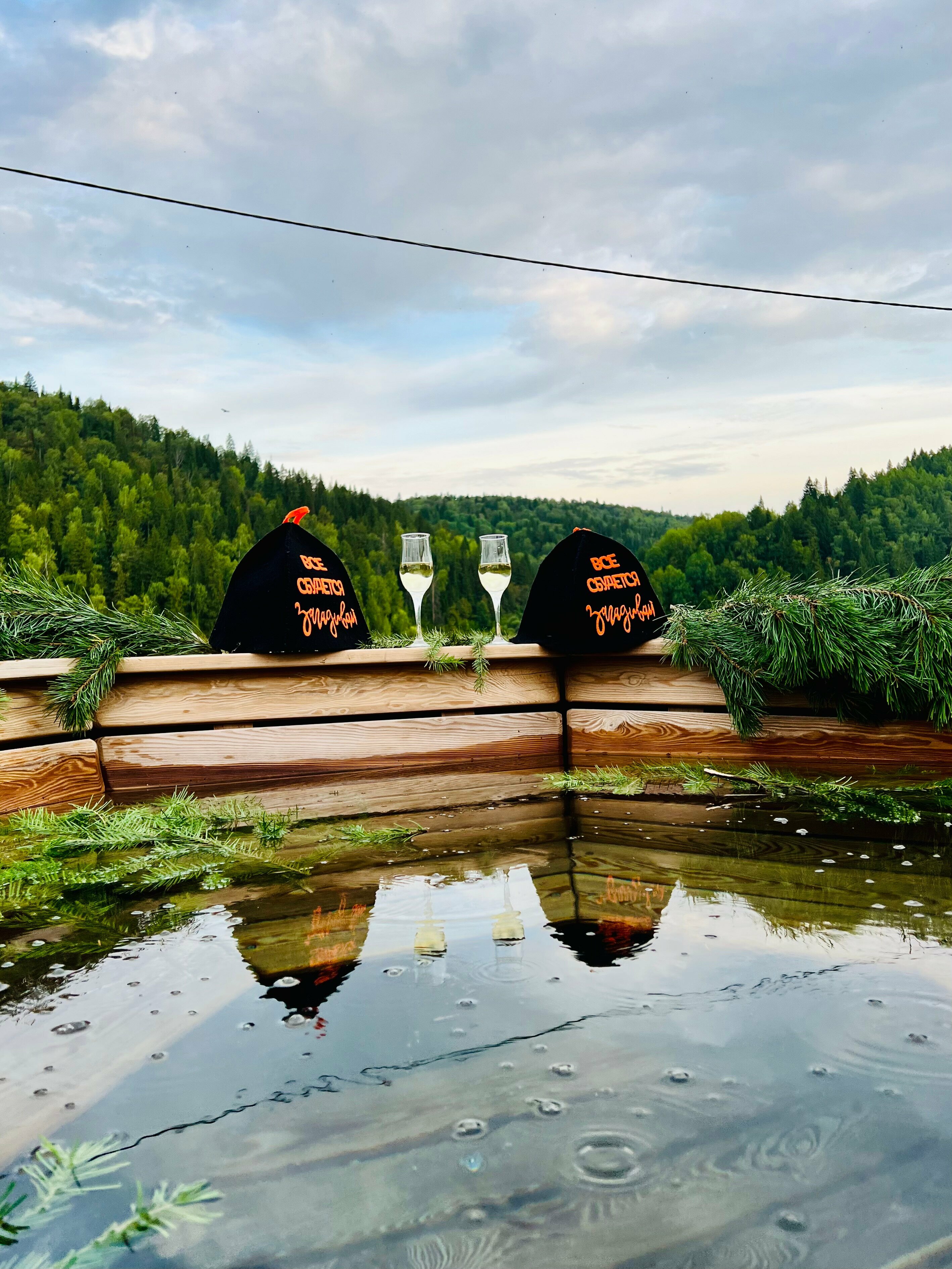 Четырехместный номер с видом на горы