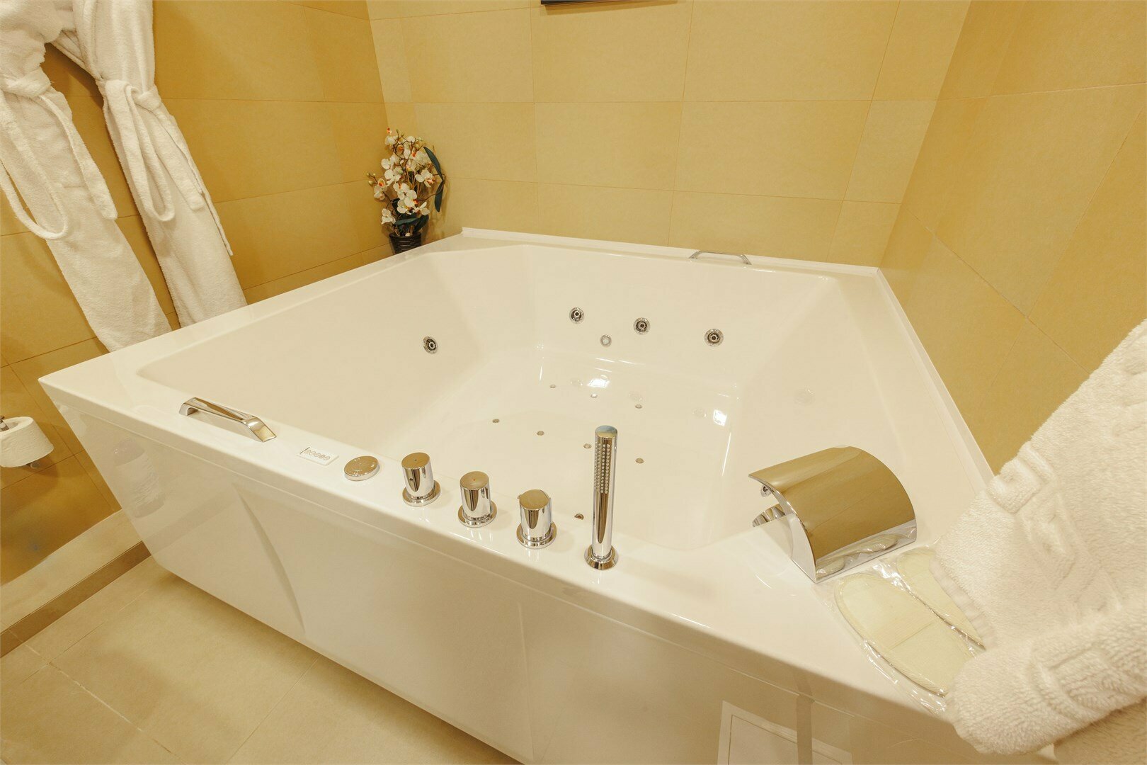 Люкс с кроватью размера "queen-size" и гидромассажной ванной