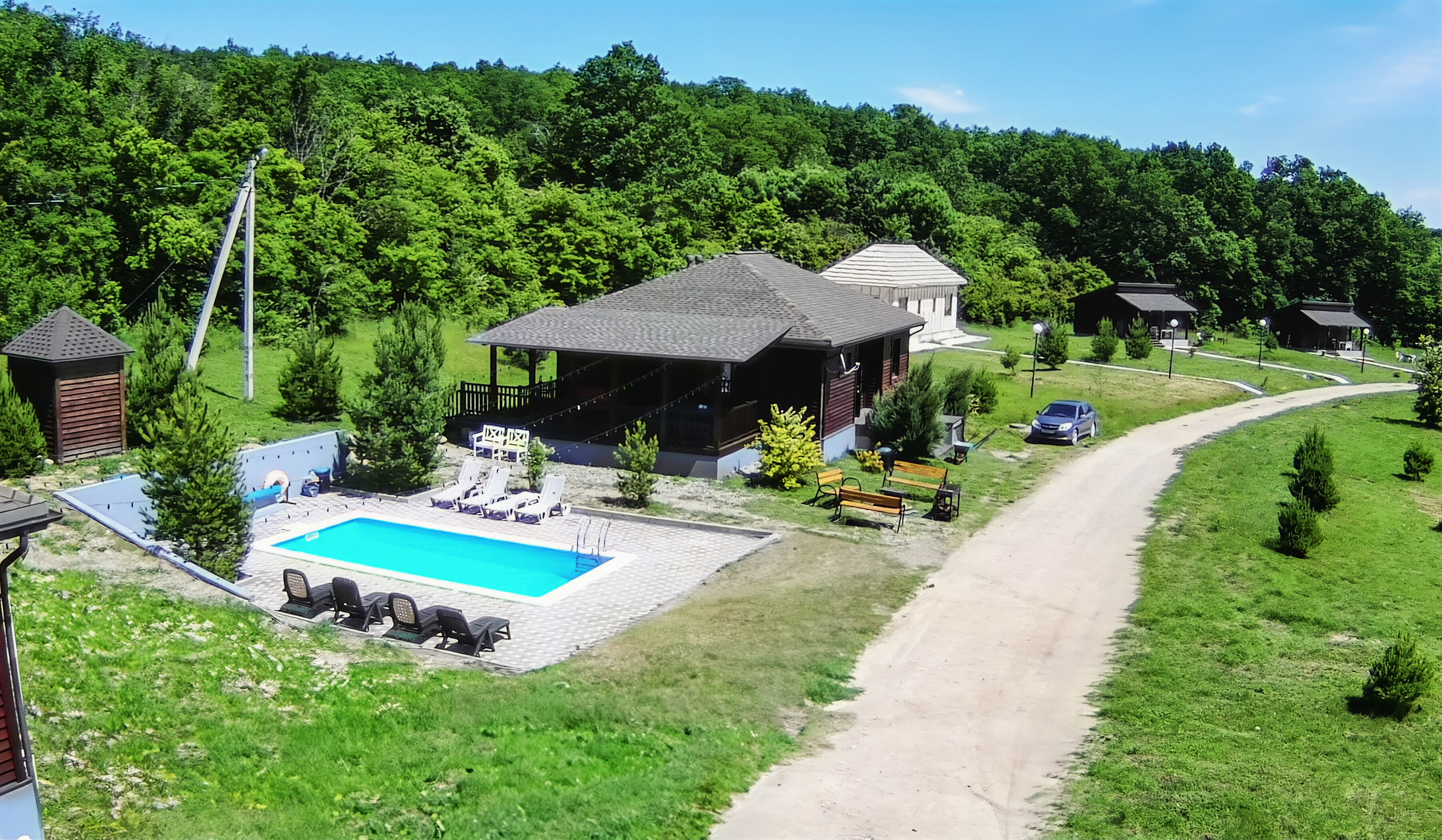 Коттедж с видом на горы