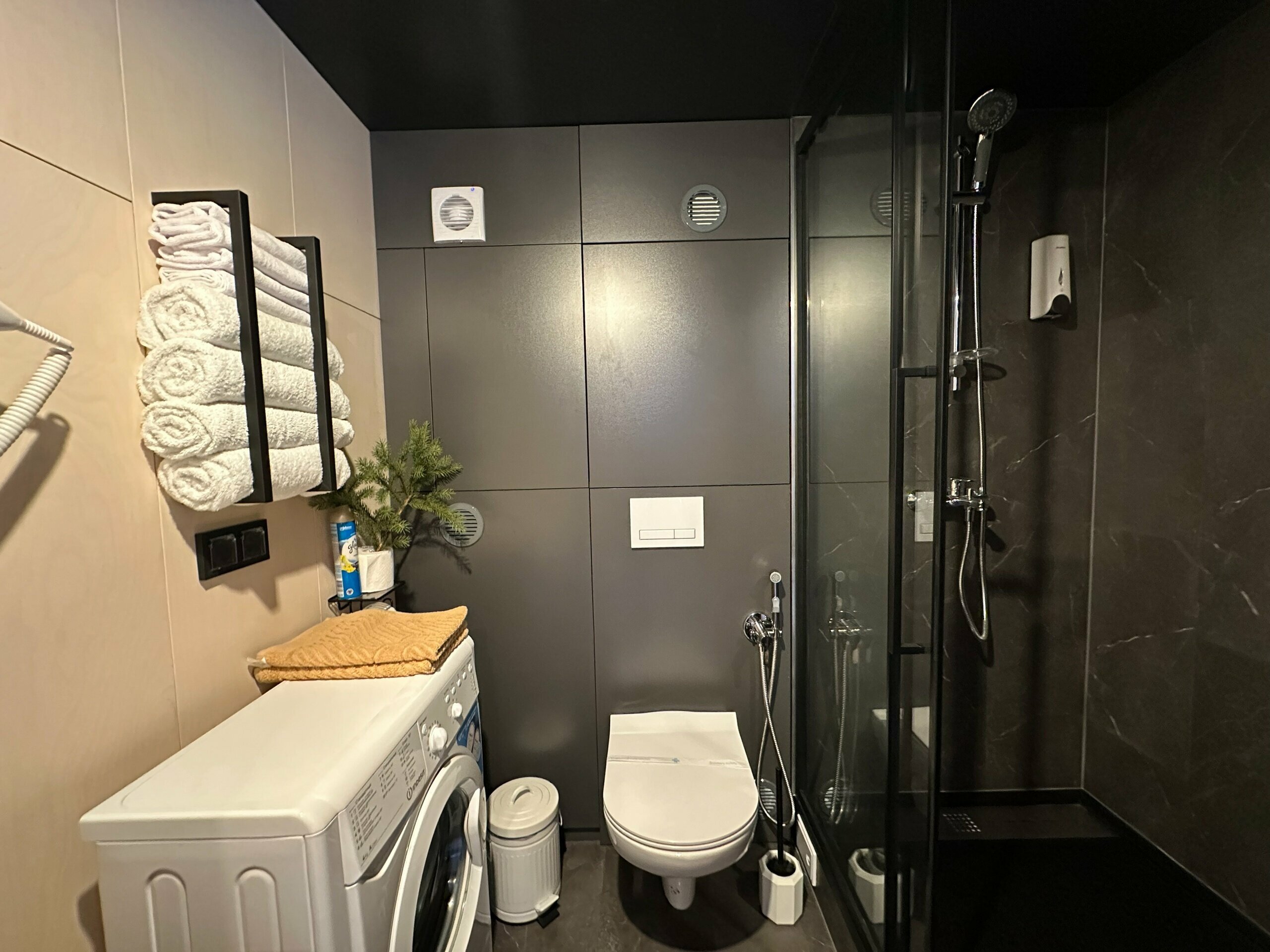 Домик-студия на 4 человек с кухней и панорамным видом