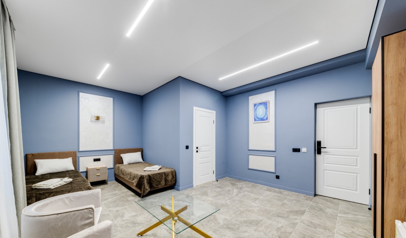 Полулюкс трехместный с раздельными кроватями