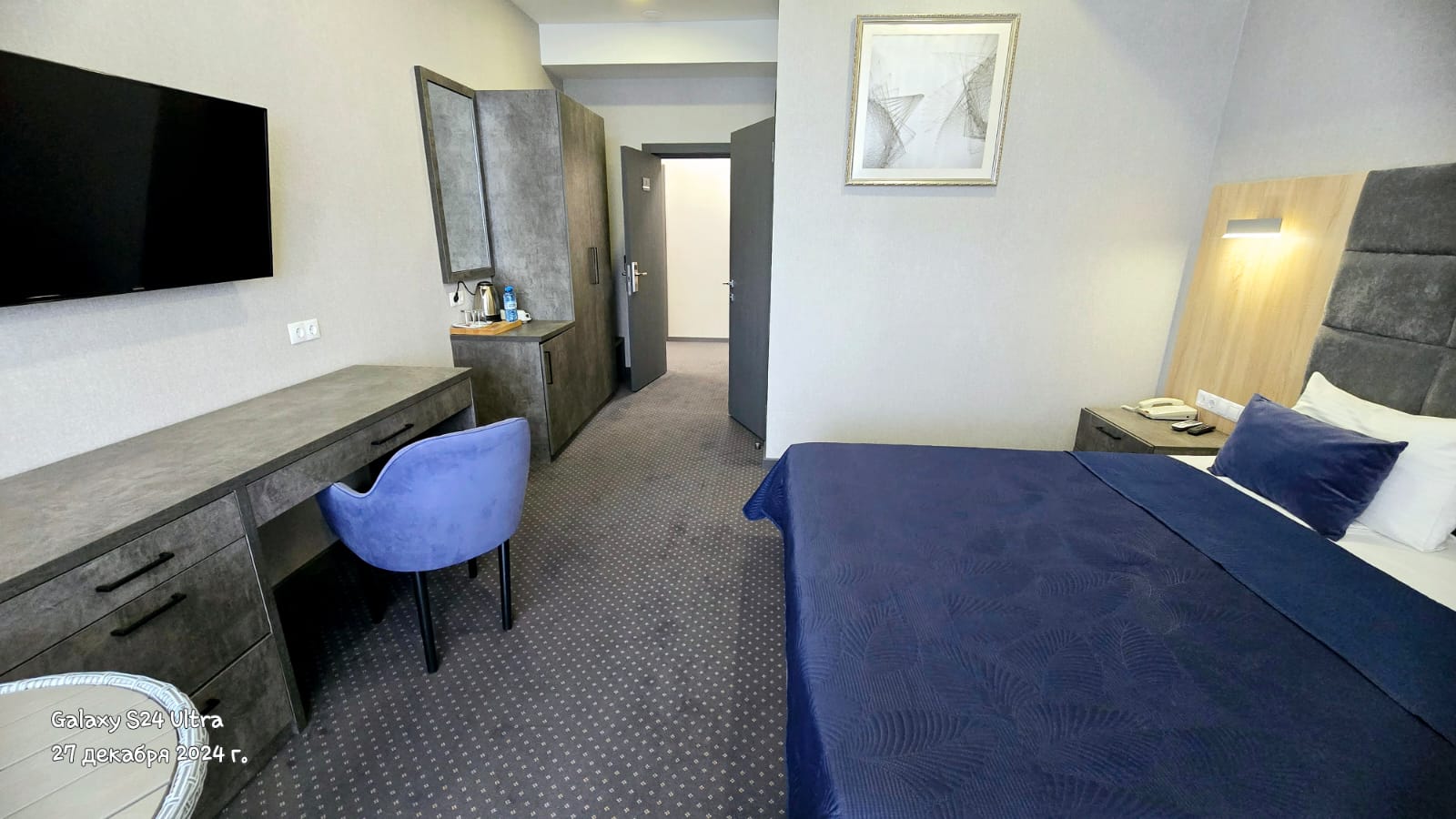 Двухместный номер с 1 кроватью и балконом, вид на море