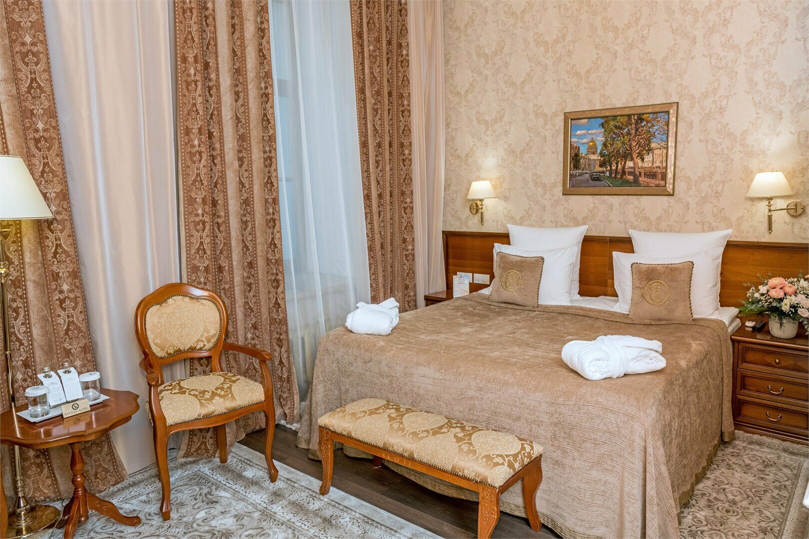 Стандартный двухместный номер с 1 кроватью или 2 отдельными кроватями