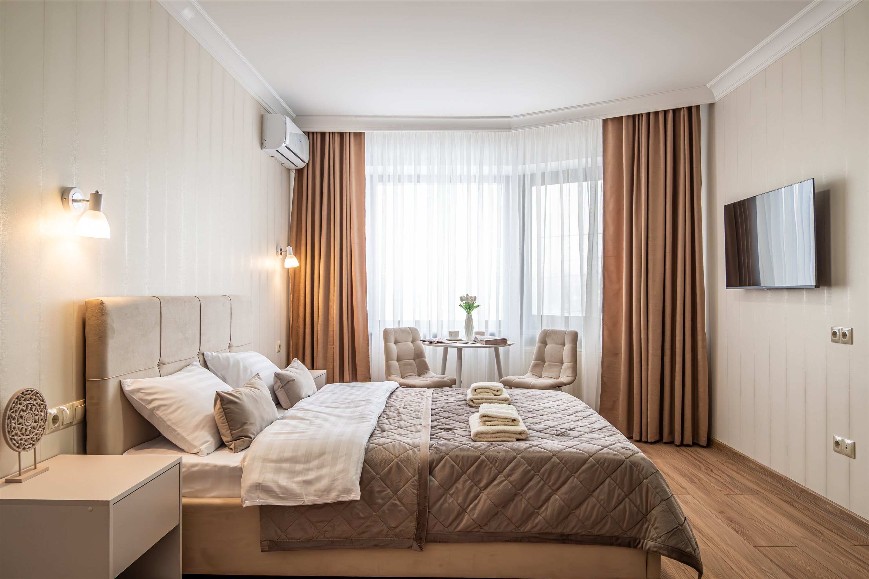 Небольшой двухместный номер с 1 кроватью