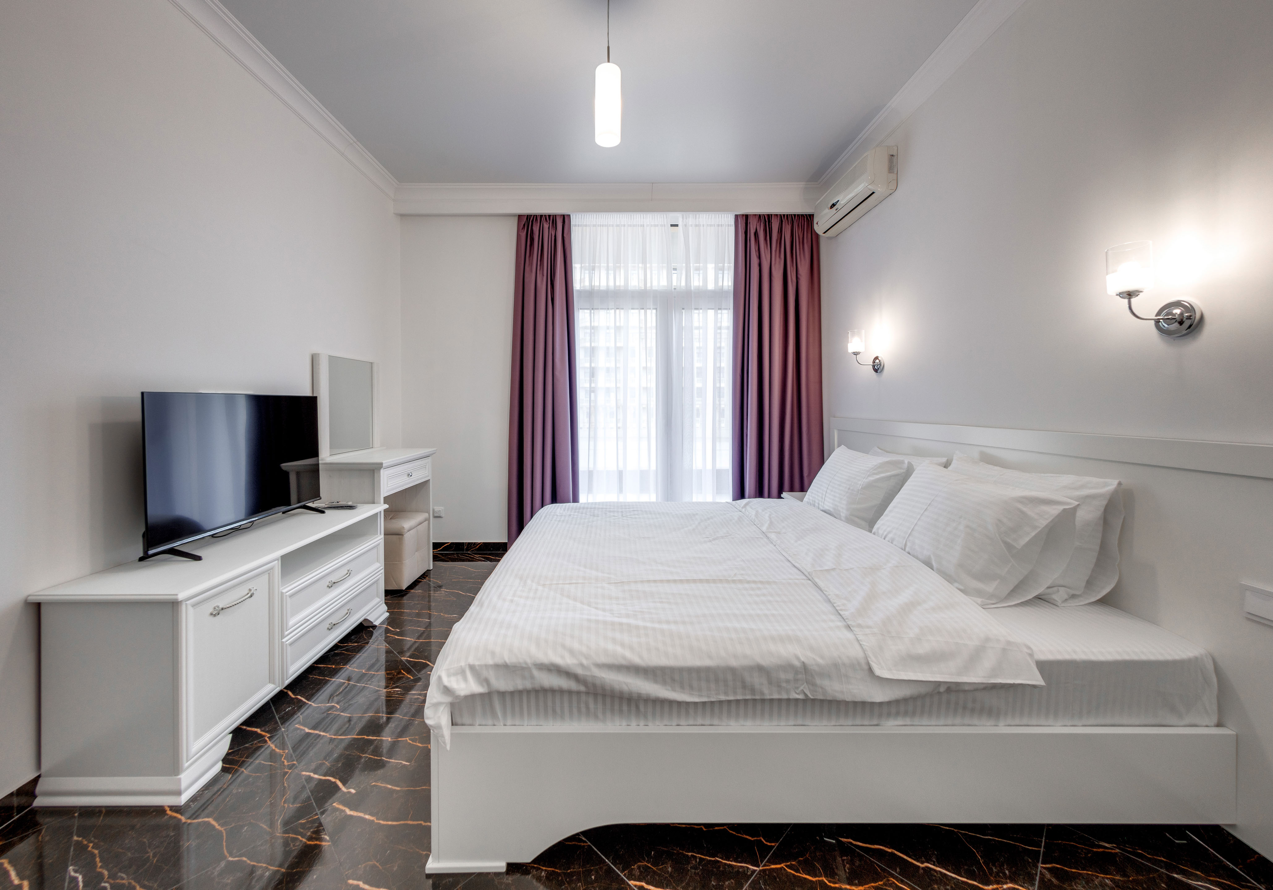 Апартаменты со спальней и кухней