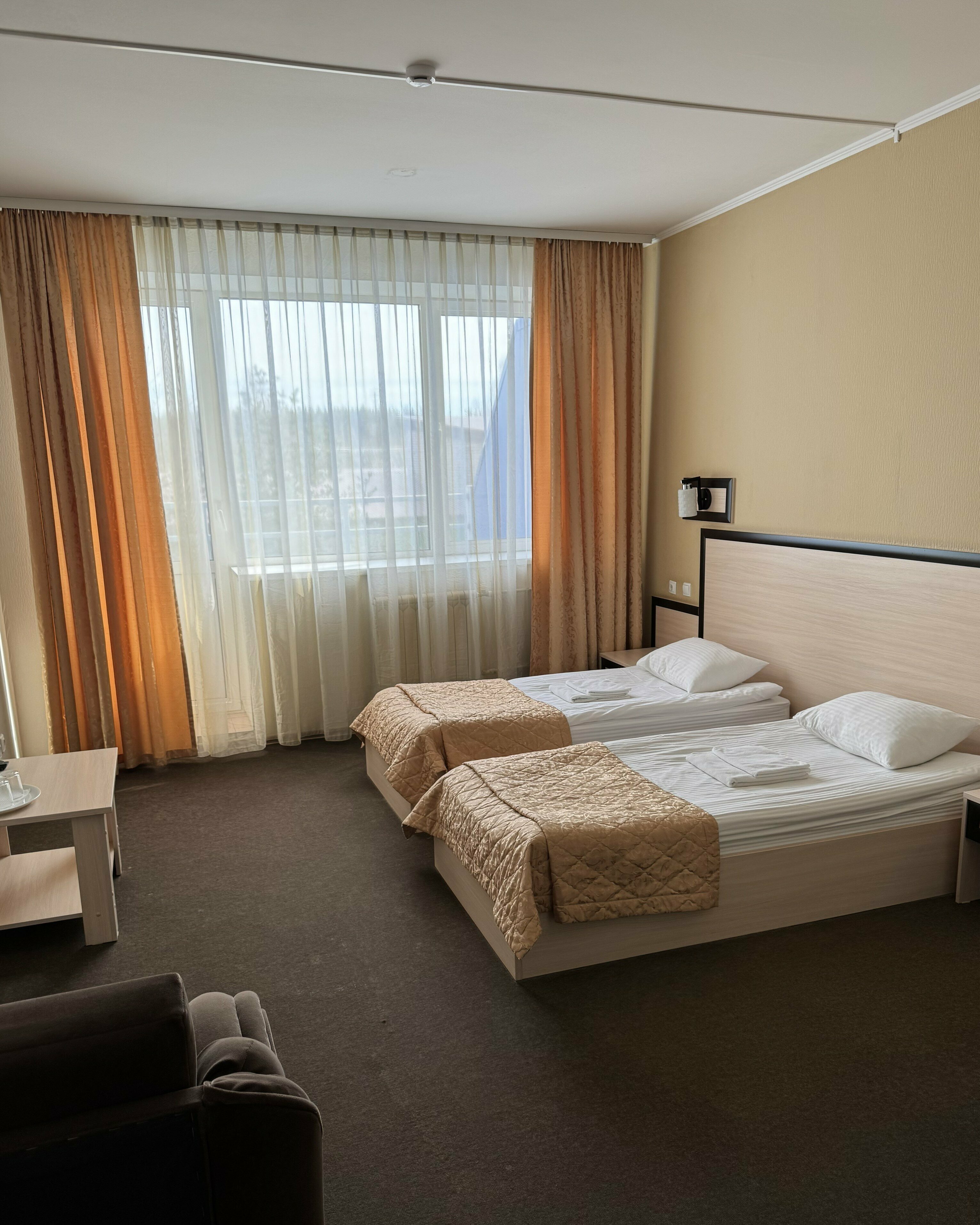 Двухместный номер с 2 отдельными кроватями и балконом