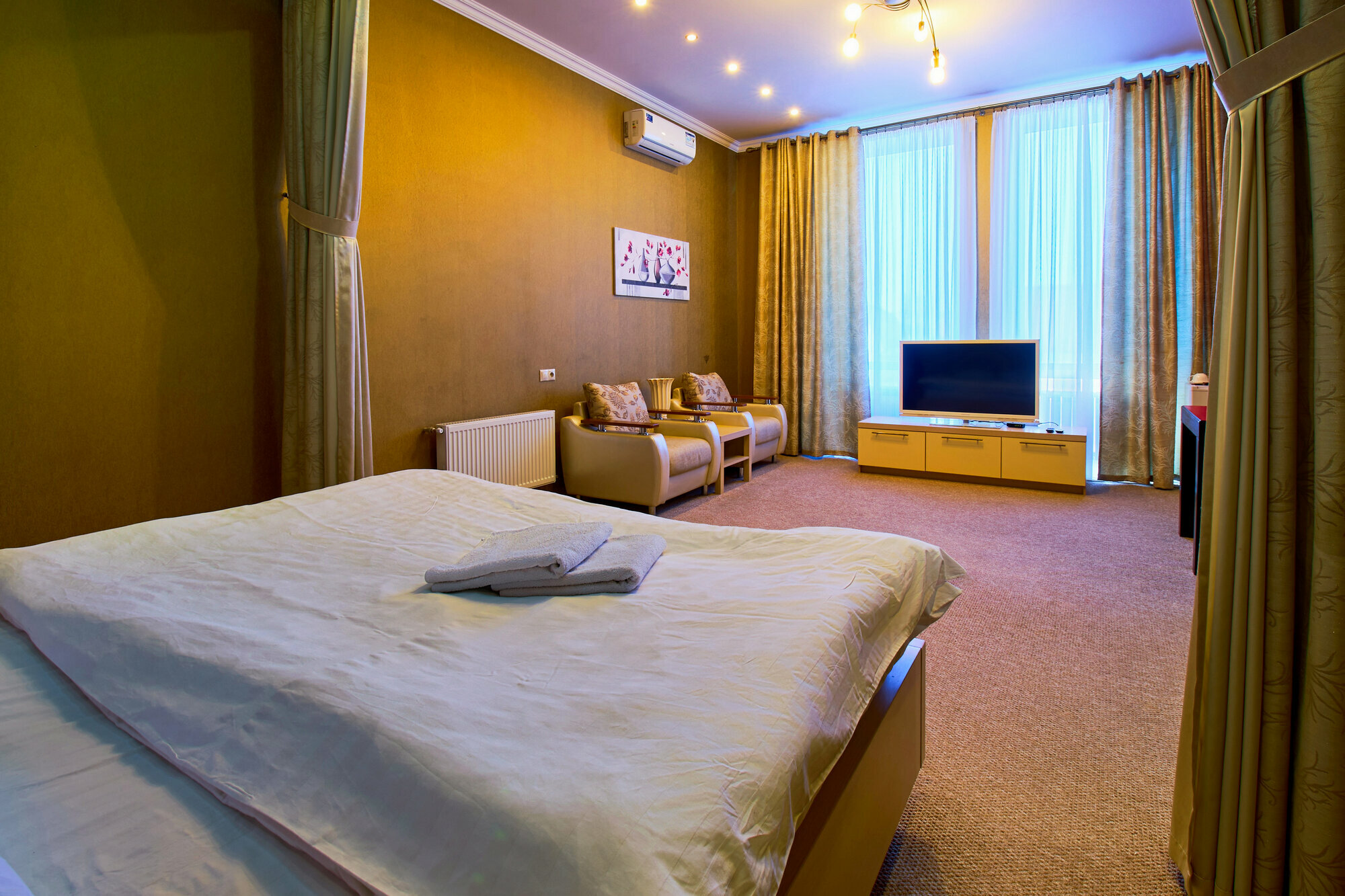 Двухместный номер-студия Делюкс с 1 кроватью