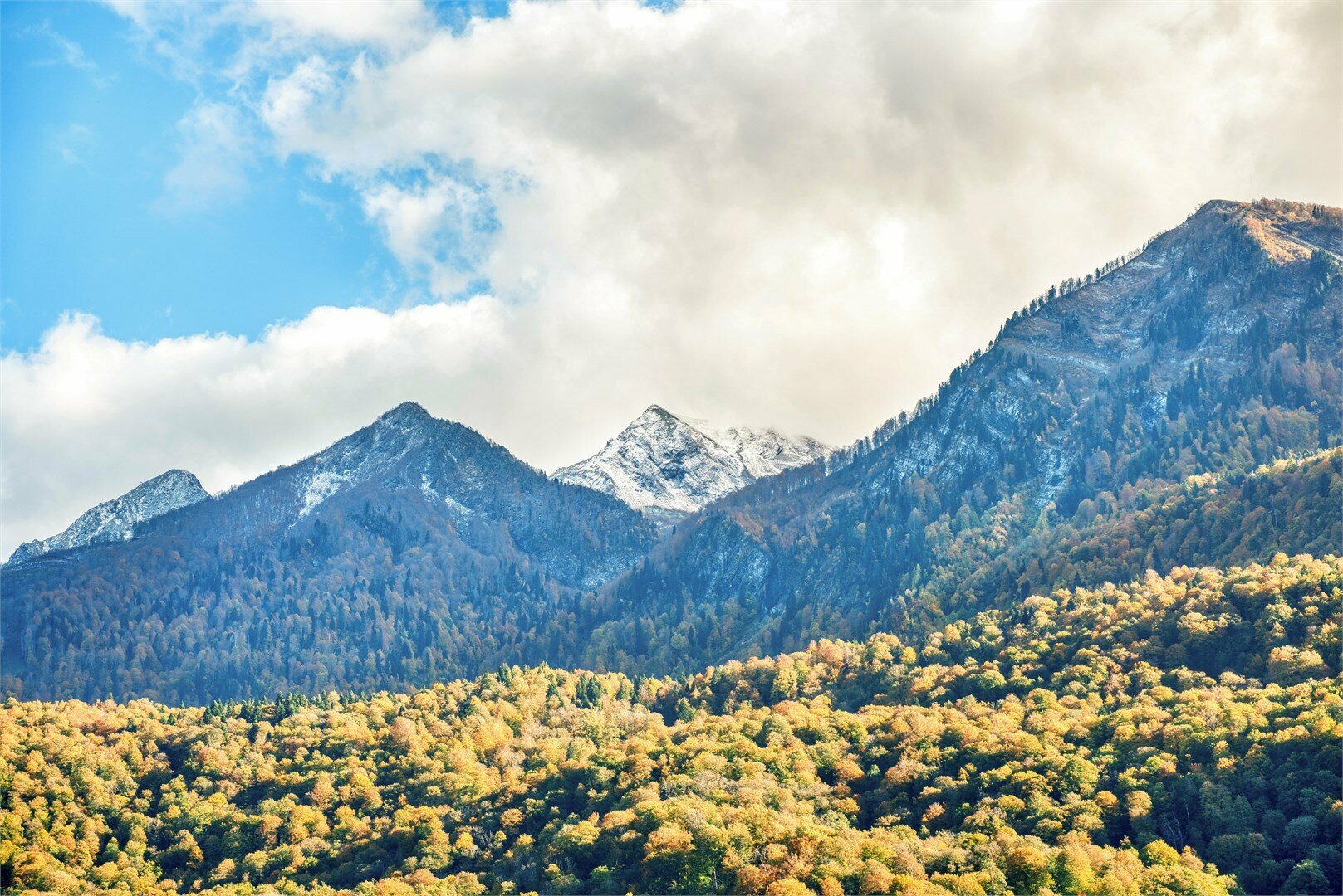 СТУДИЯ с панорамными окнами и видом на горы
