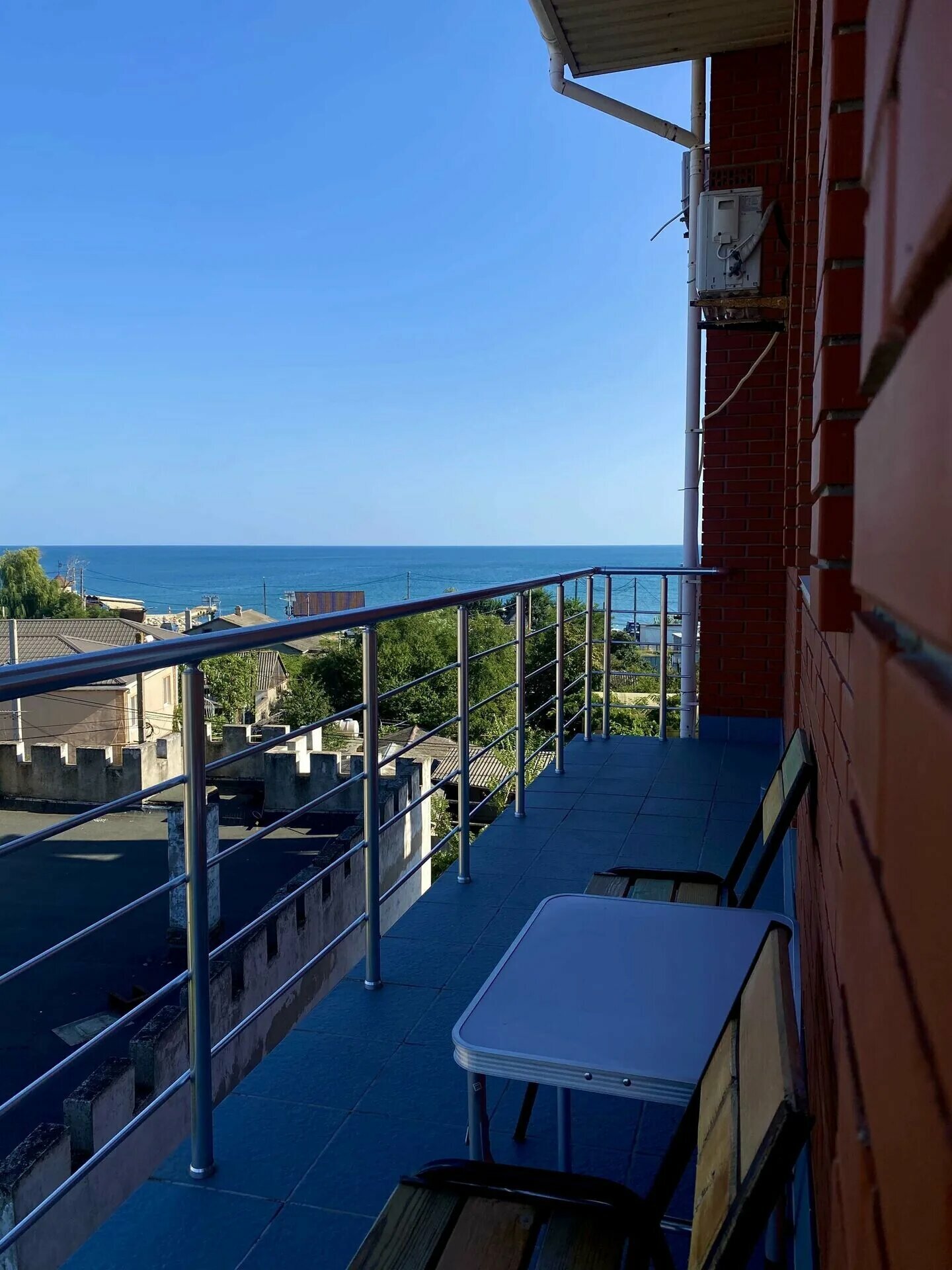 Двухместный номер Делюкс с 1 кроватью и балконом, вид на море