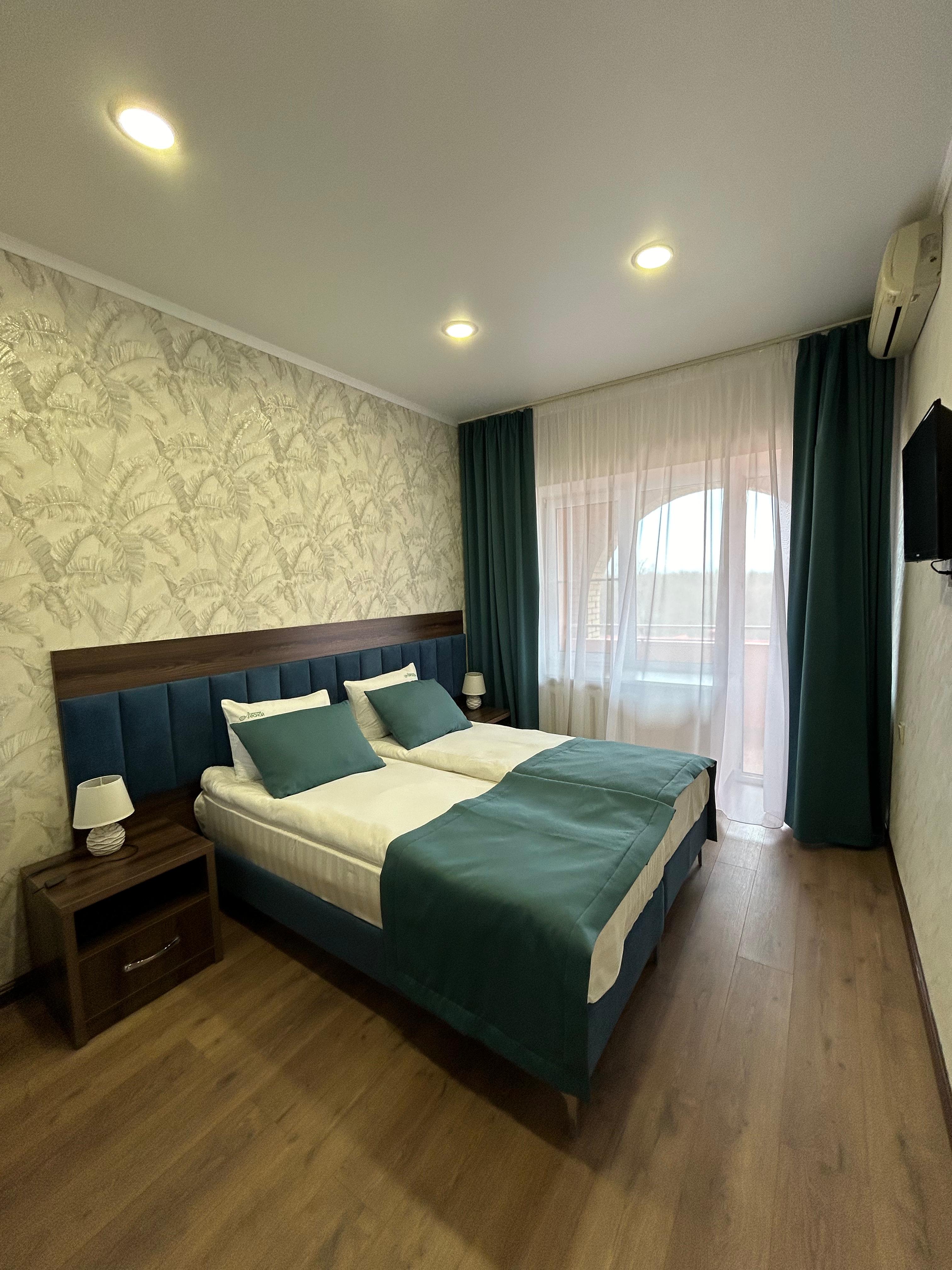 Двухместный номер с 1 кроватью или 2 отдельными кроватями и балконом