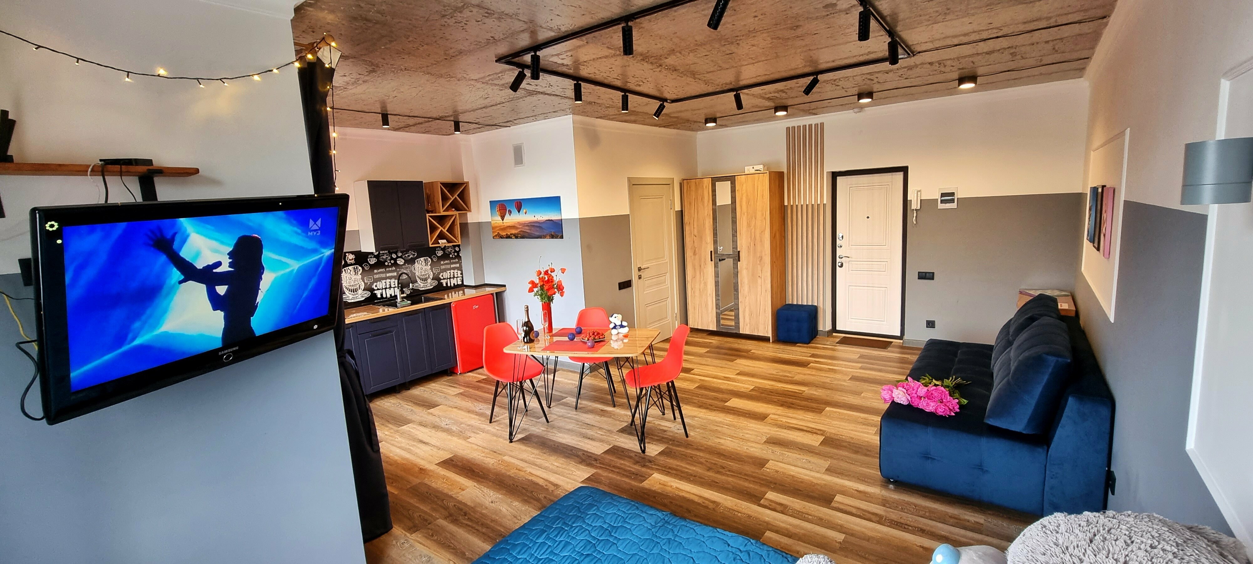 Номер-студия с видом на горы