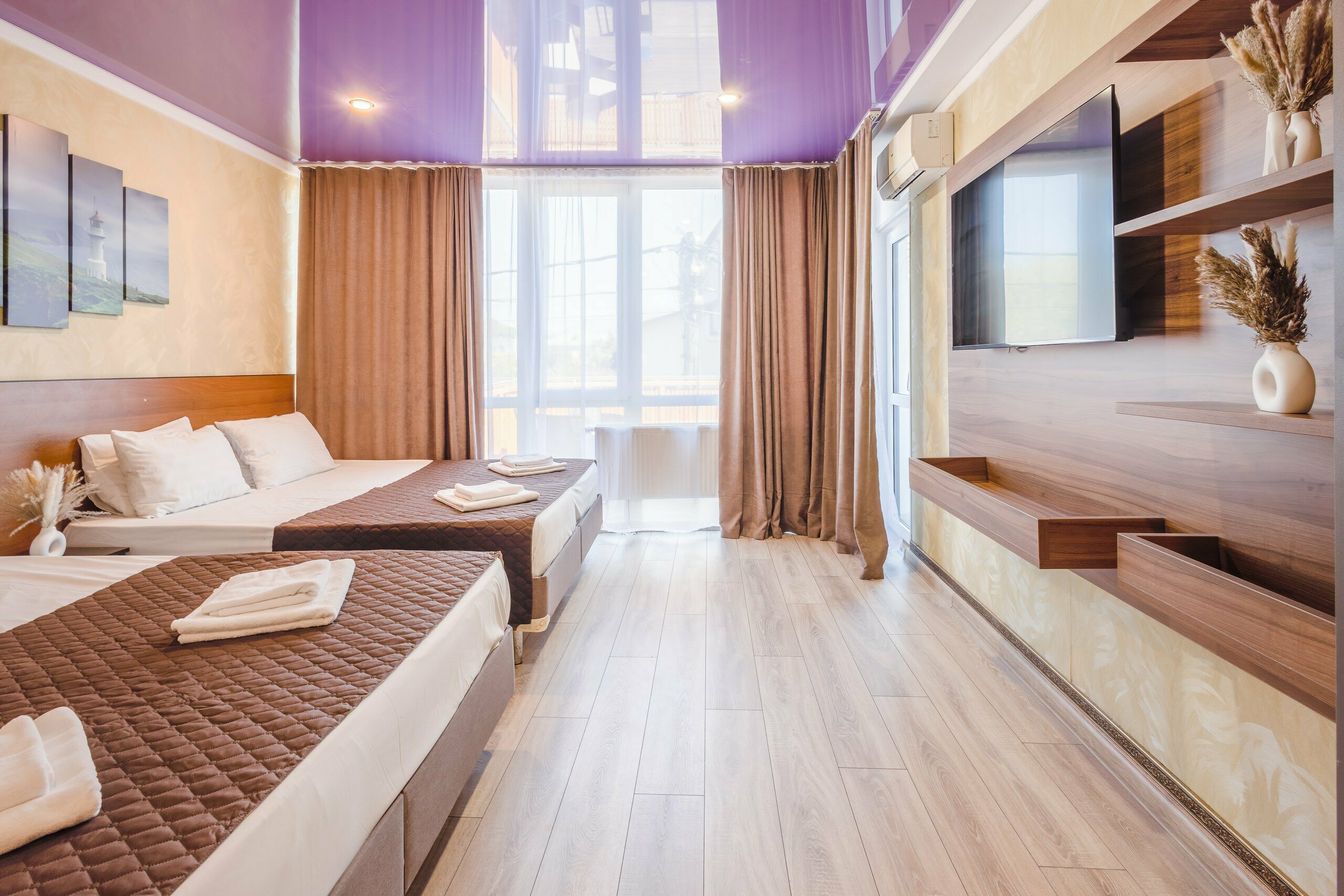 Трехместный Делюкс с собственной террасой