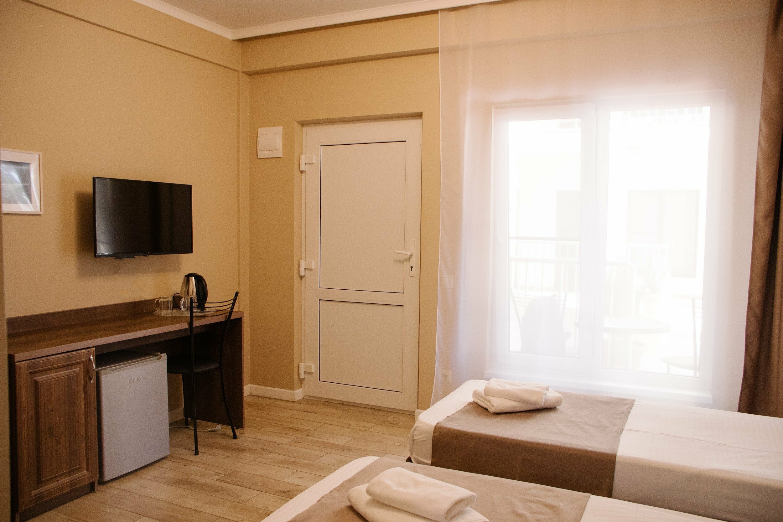 Стандартный двухместный номер с 2 отдельными кроватями (1 этаж)