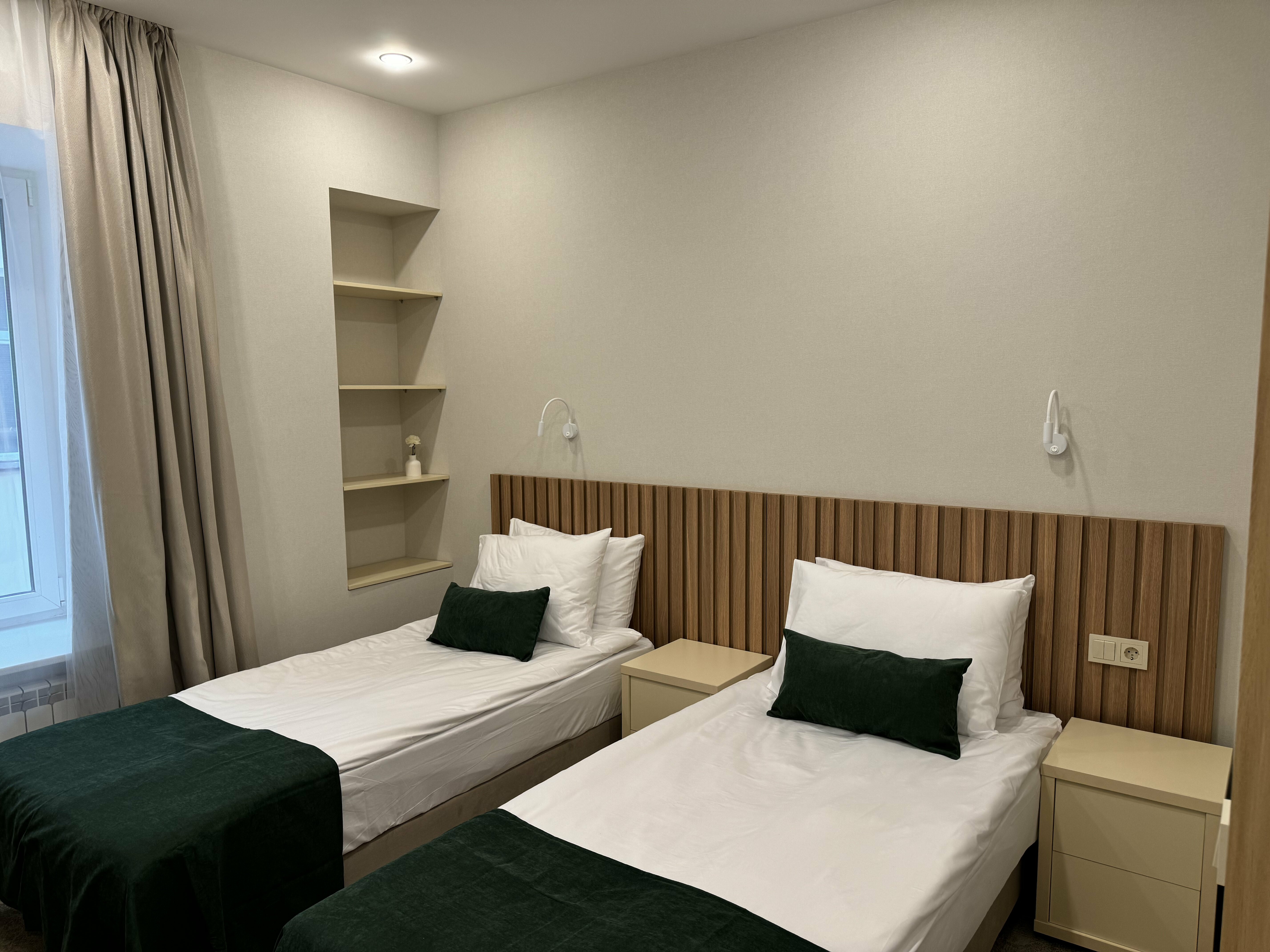 Стандартный двухместный номер с 1 кроватью или 2 отдельными кроватями